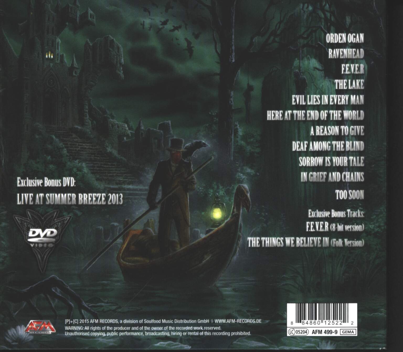 Orden Ogan: Ravenhead, 1×CD, 1×DVD