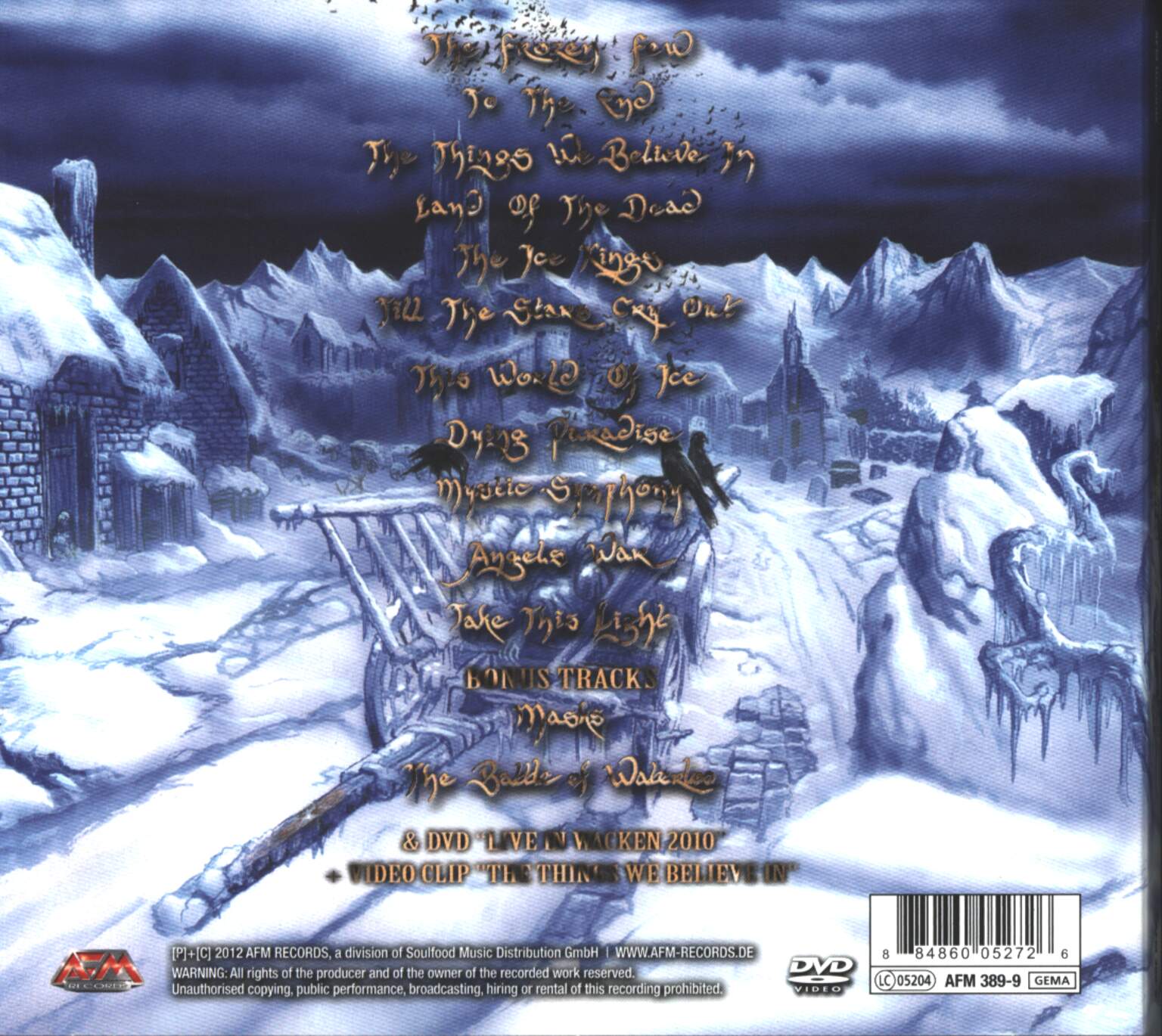Orden Ogan: To The End, 1×CD, 1×DVD