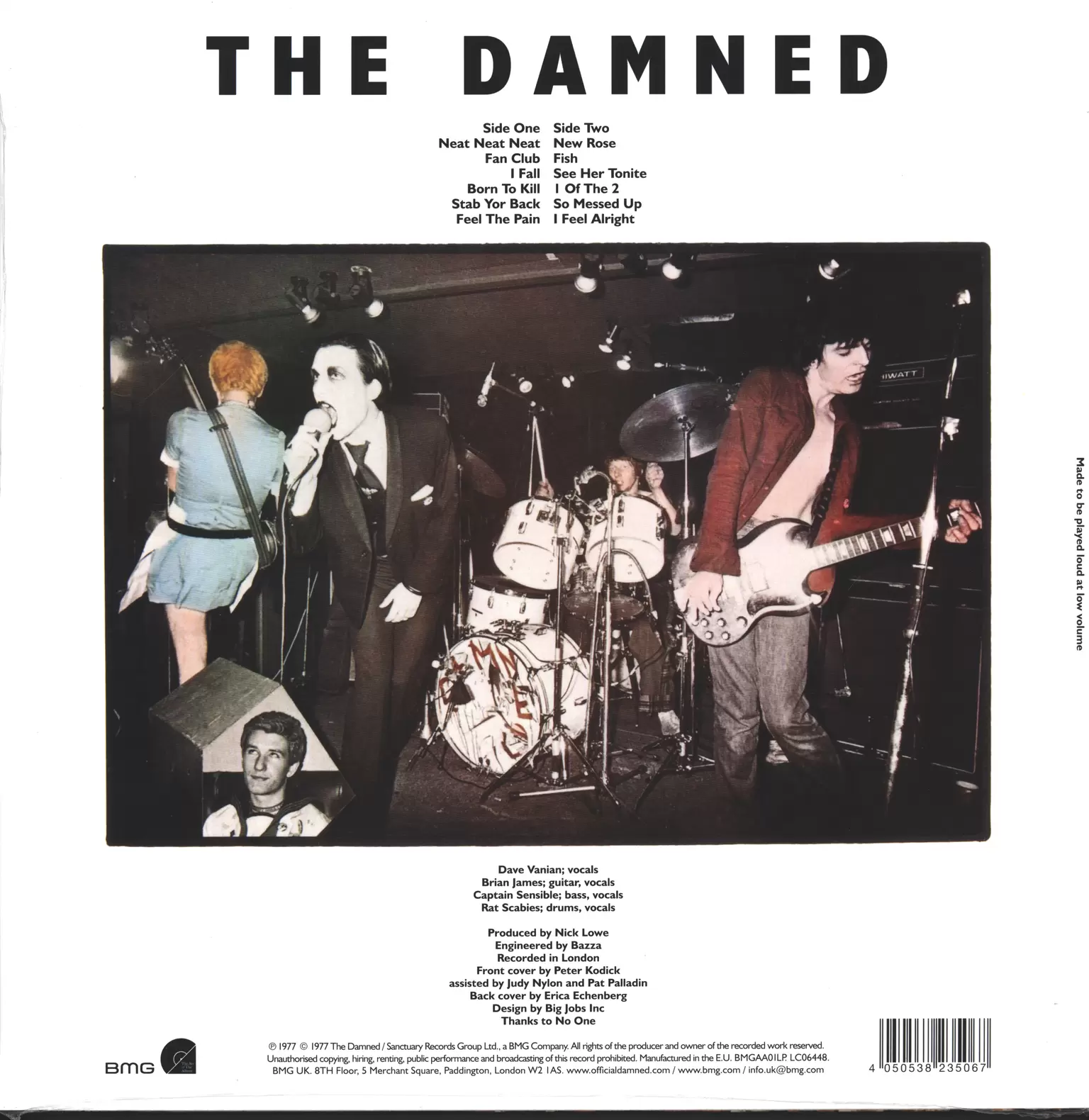 The Damned: Damned Damned Damned, 1×LP (Vinyl)