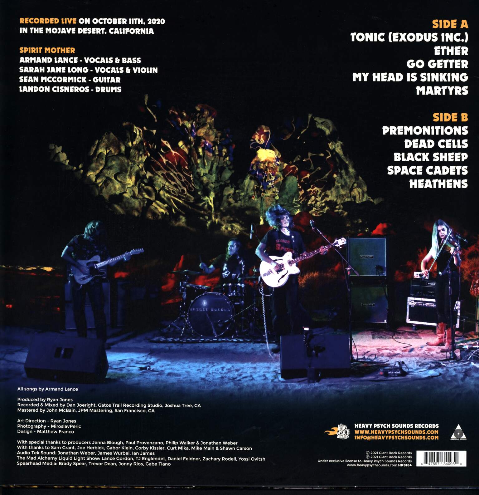 Spirit Mother: Live In The Mojave Desert - Volume 3, 1×LP (Vinyl)