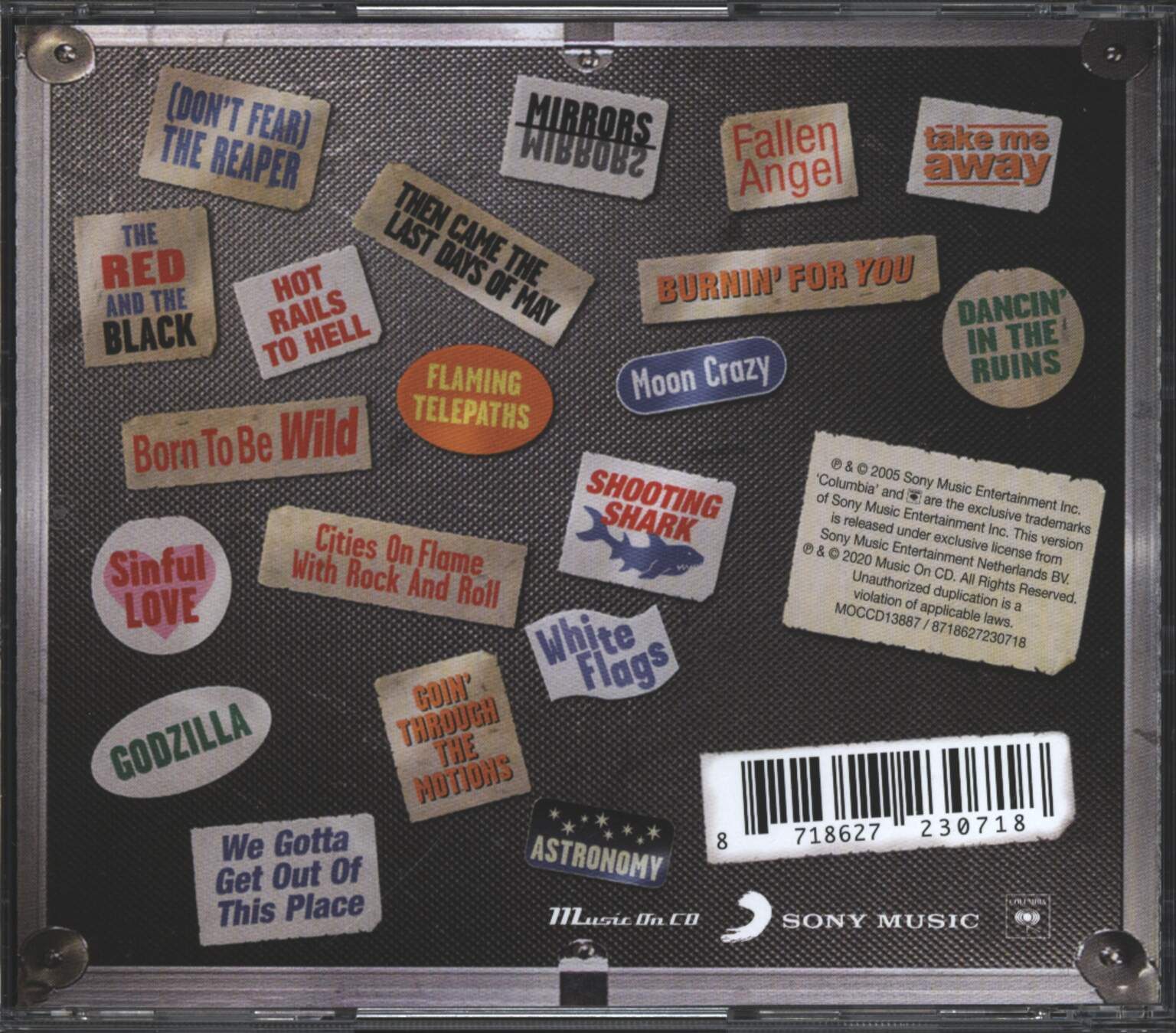 Blue Öyster Cult: The Singles Collection, 1×CD