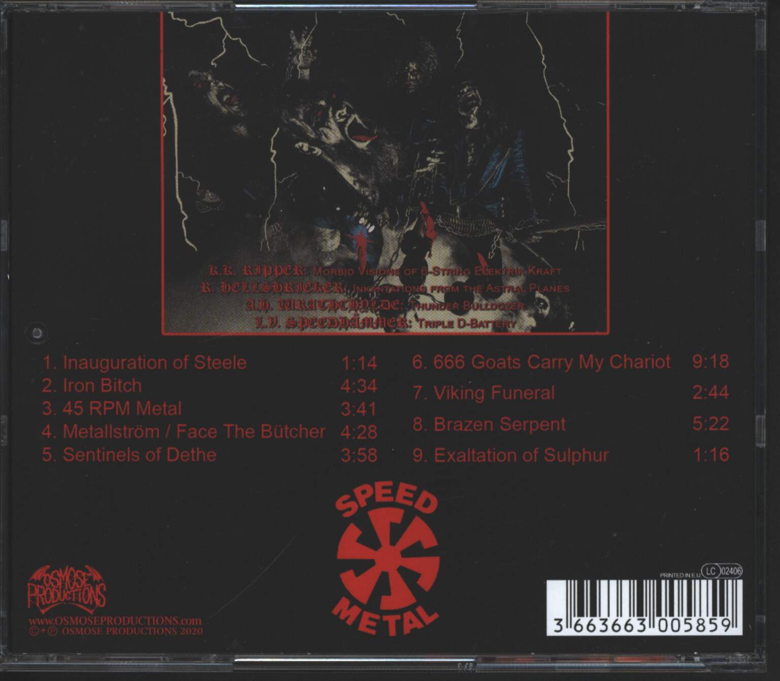 Butcher: 666 Goats Carry My Chariot, 1×CD