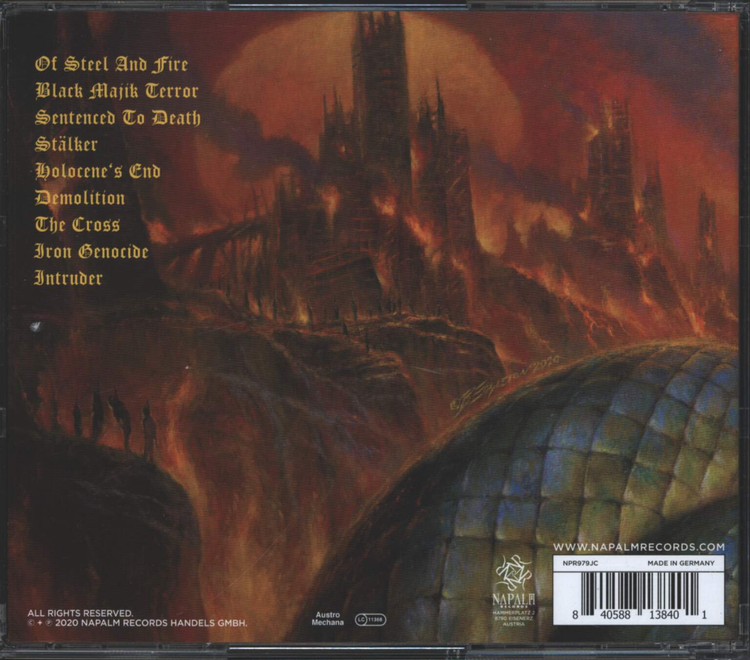 Stalker: Black Majik Terror, 1×CD