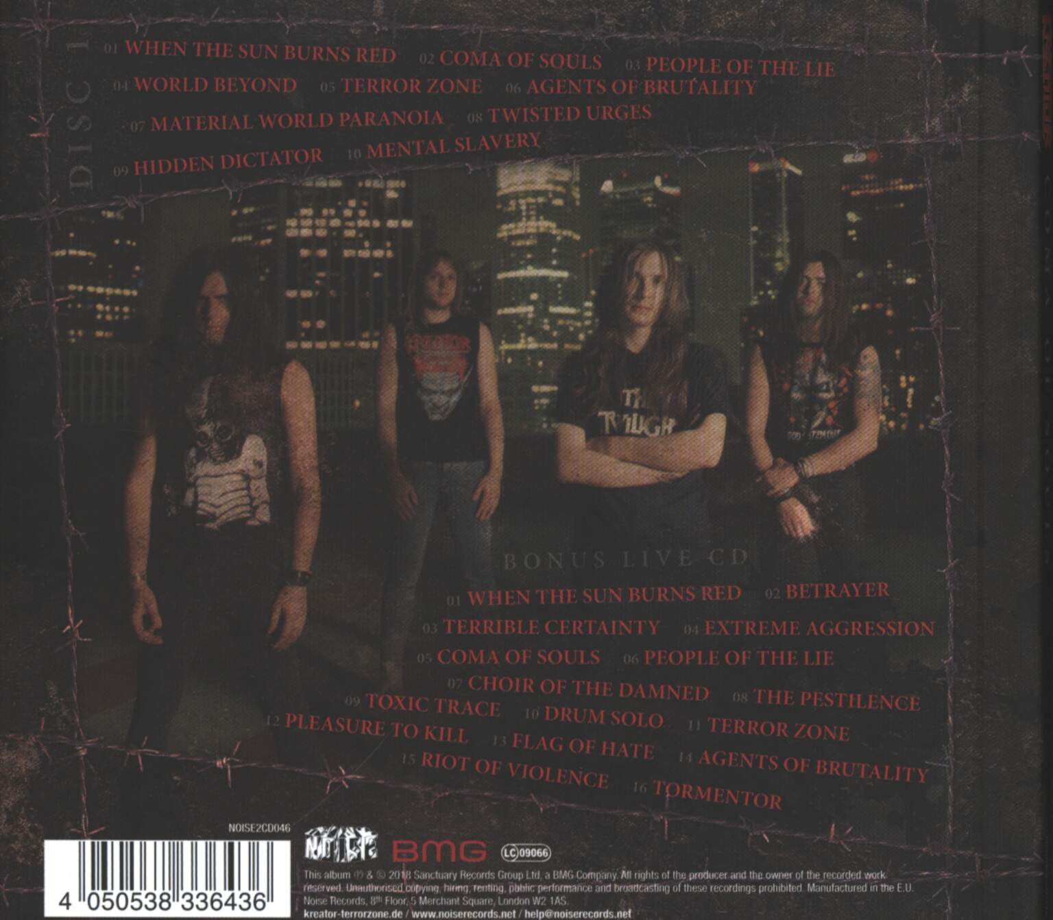 Kreator: Coma Of Souls, 2×CD