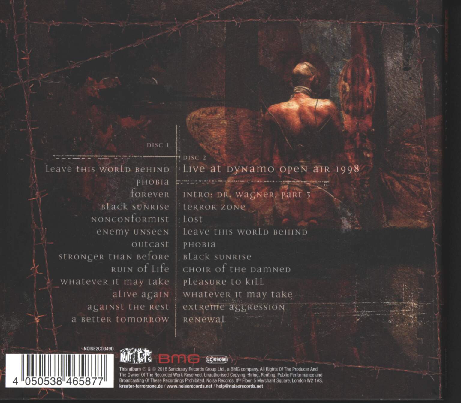 Kreator: Outcast, 2×CD