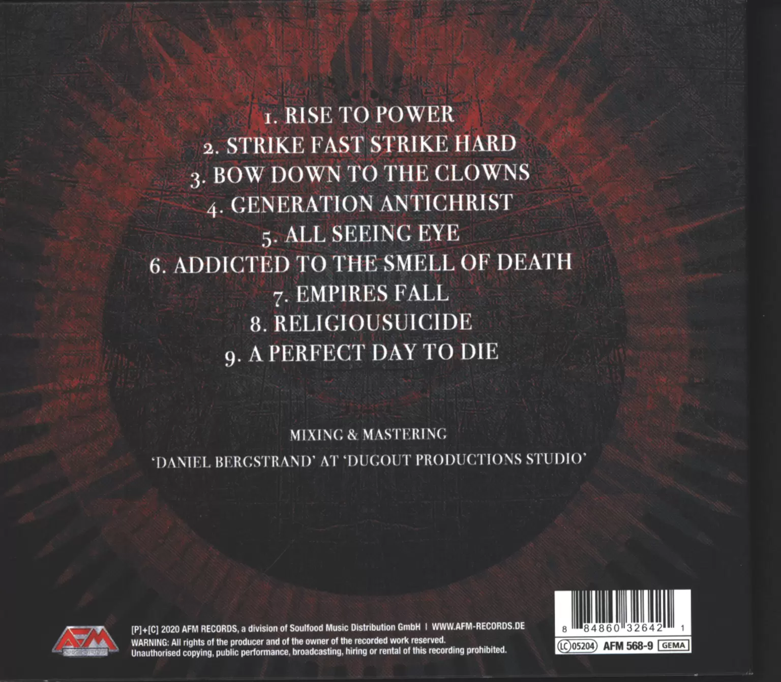 Onslaught: Generation Antichrist, 1×CD