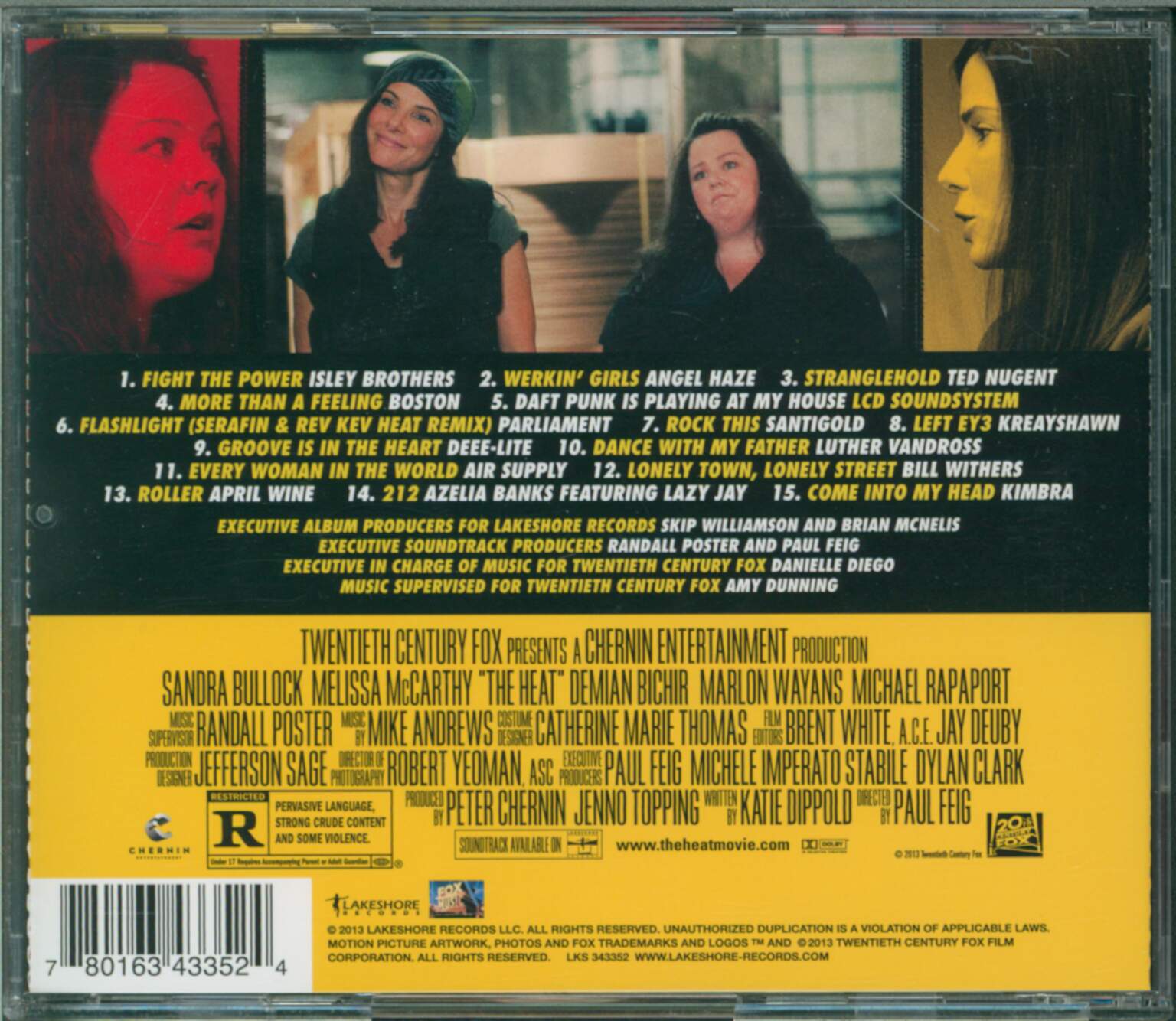 Various: The Heat (Original Motion Picture Soundtrack), 1×CD