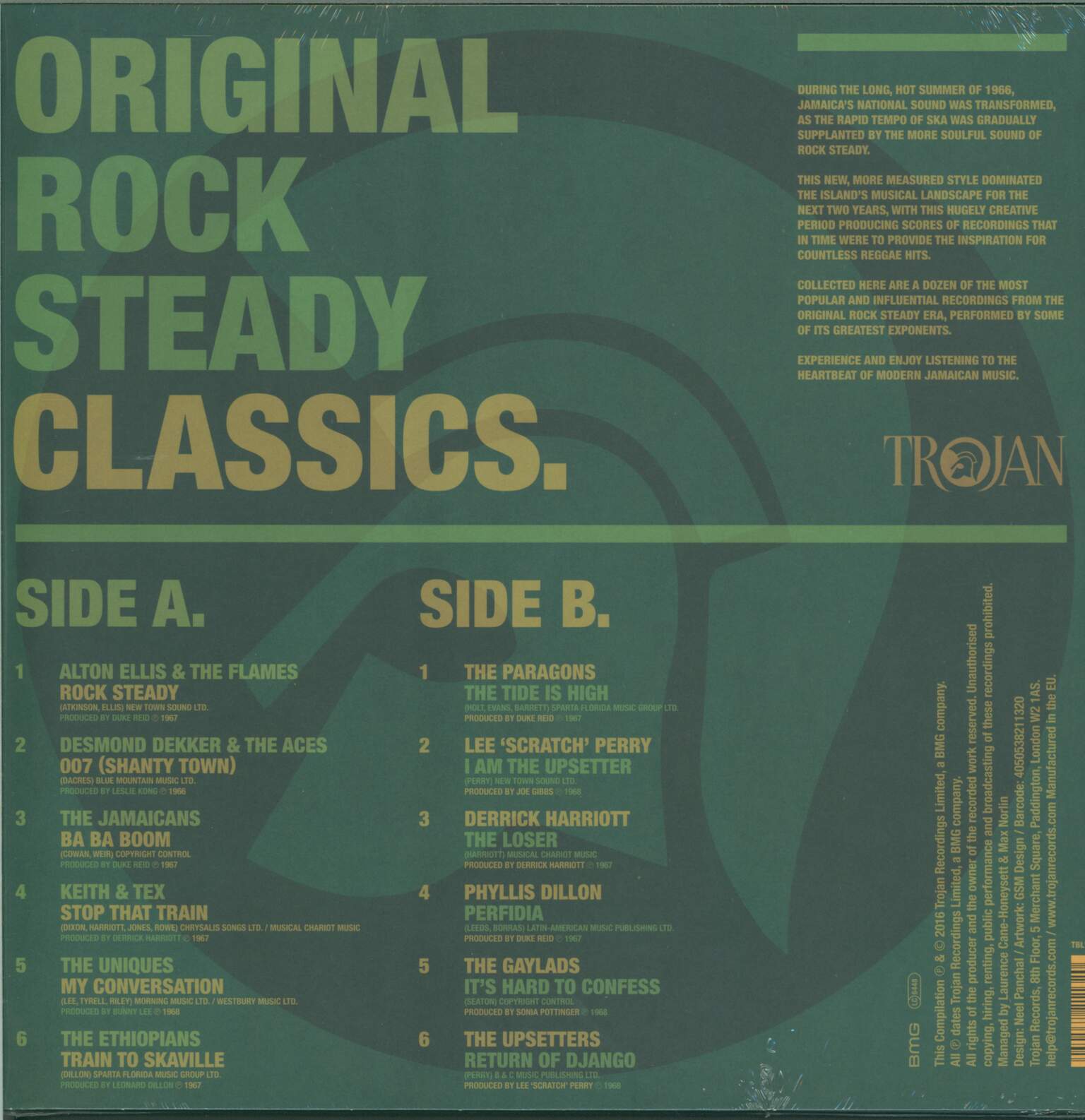 Various: Trojan: Original Rock Steady Classics., 1×LP (Vinyl)