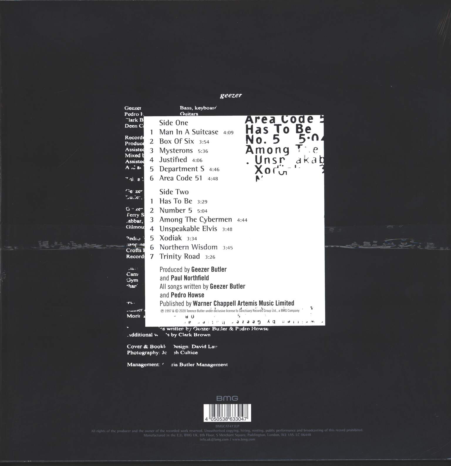 Geezer Butler: Black Science, 1×LP (Vinyl)