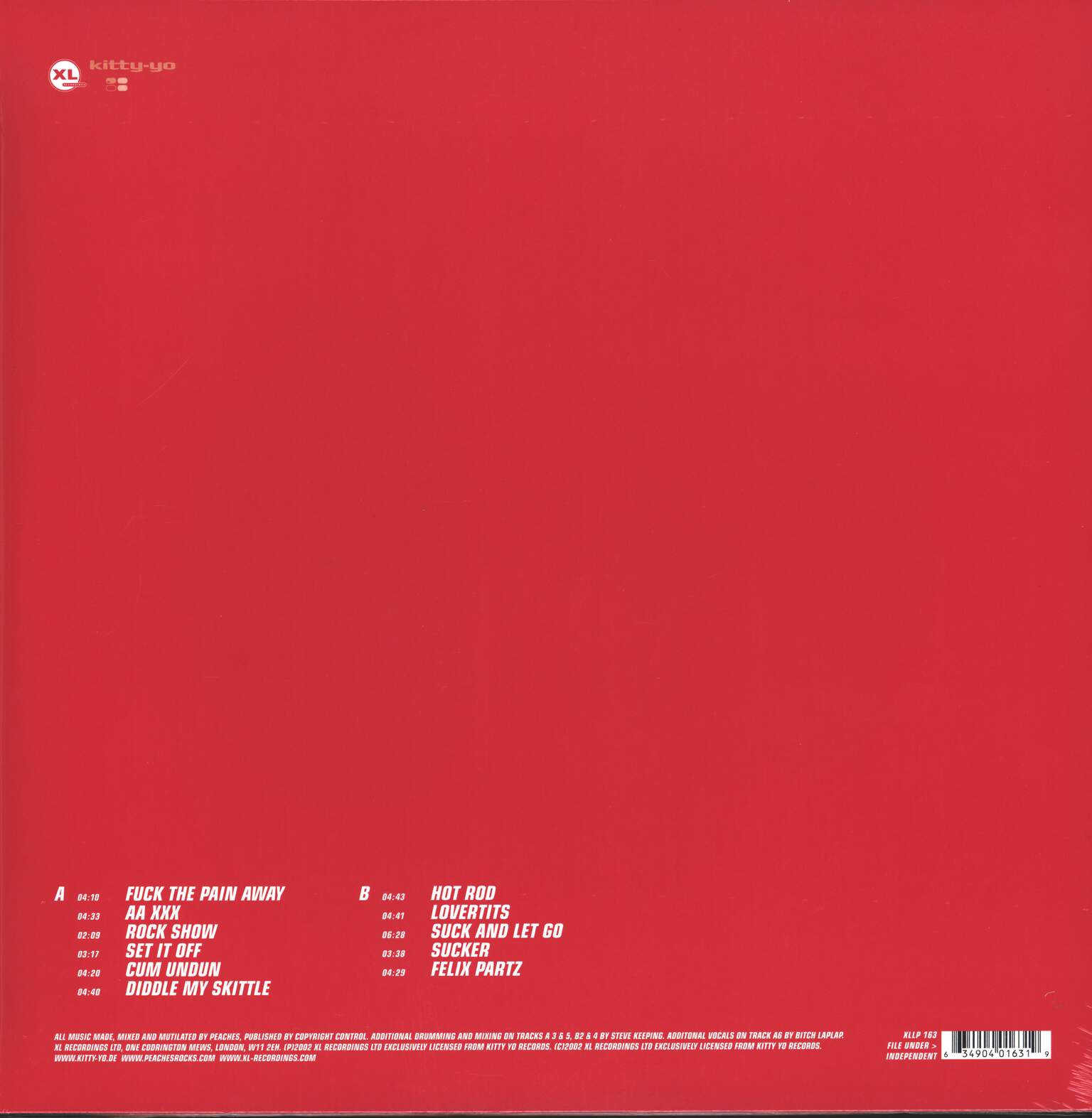 Peaches: The Teaches Of Peaches, 1×LP (Vinyl)