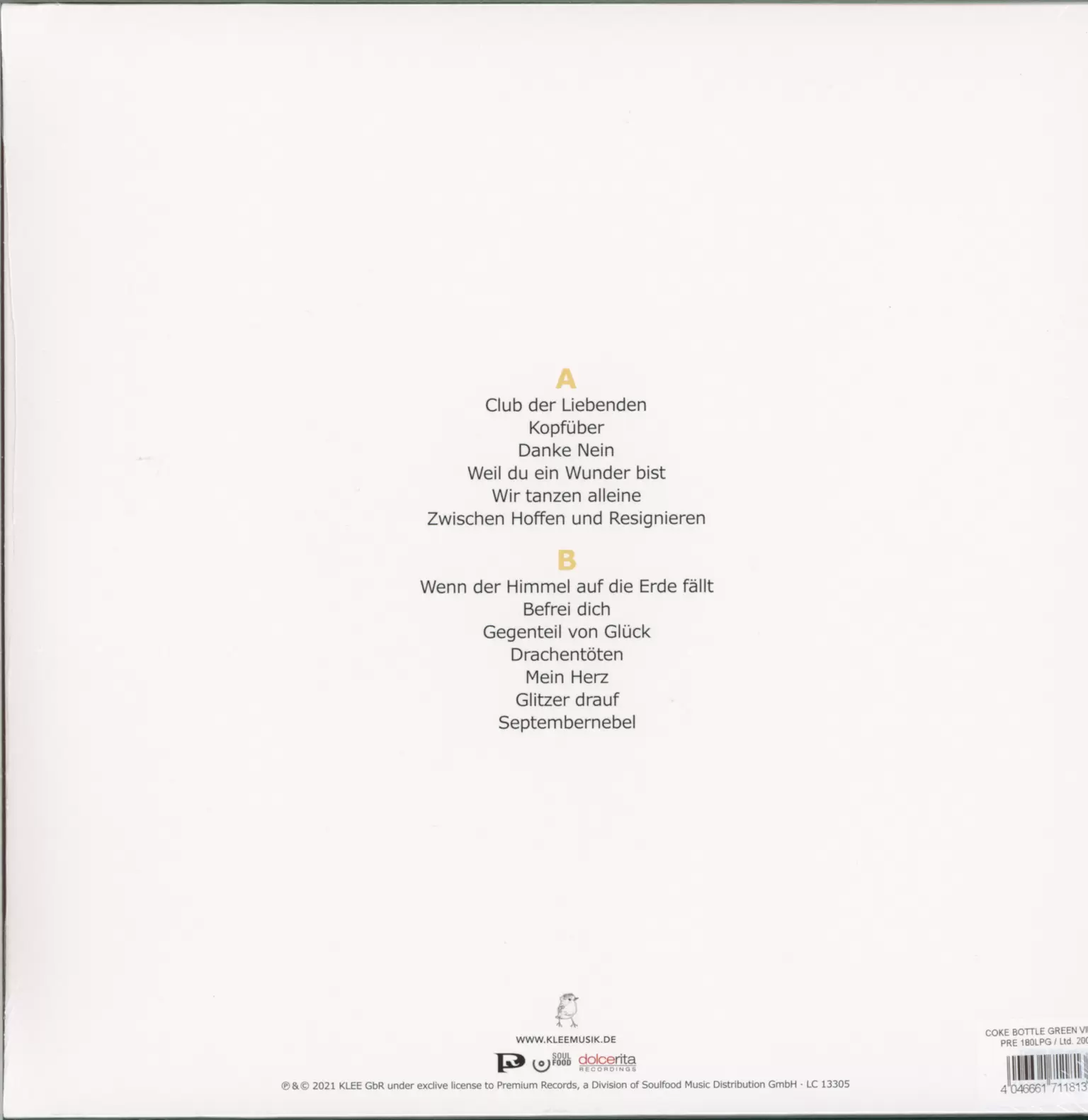Klee: Trotzalledem, LP (Vinyl)