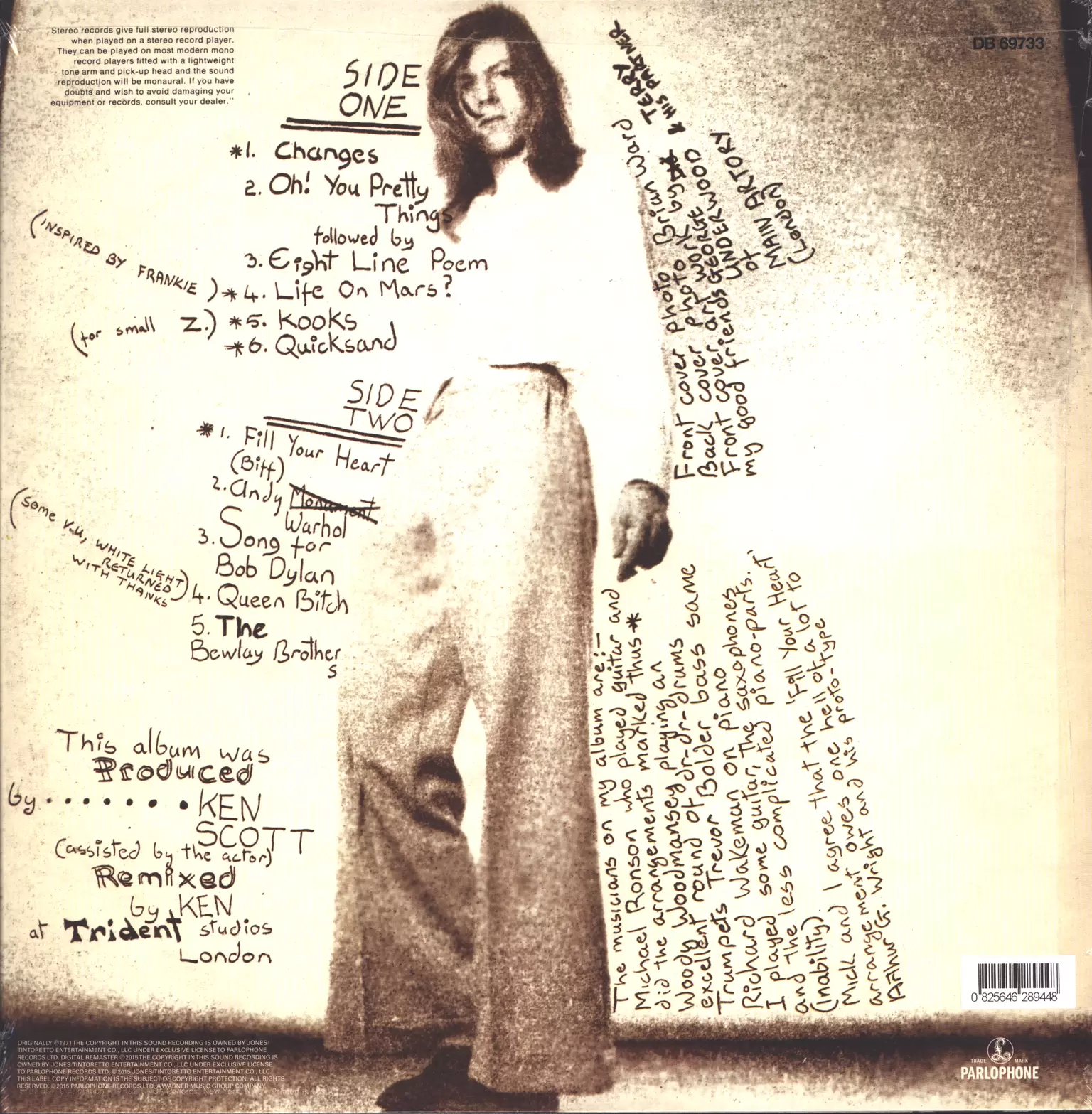 David Bowie: Hunky Dory, 1×LP (Vinyl)