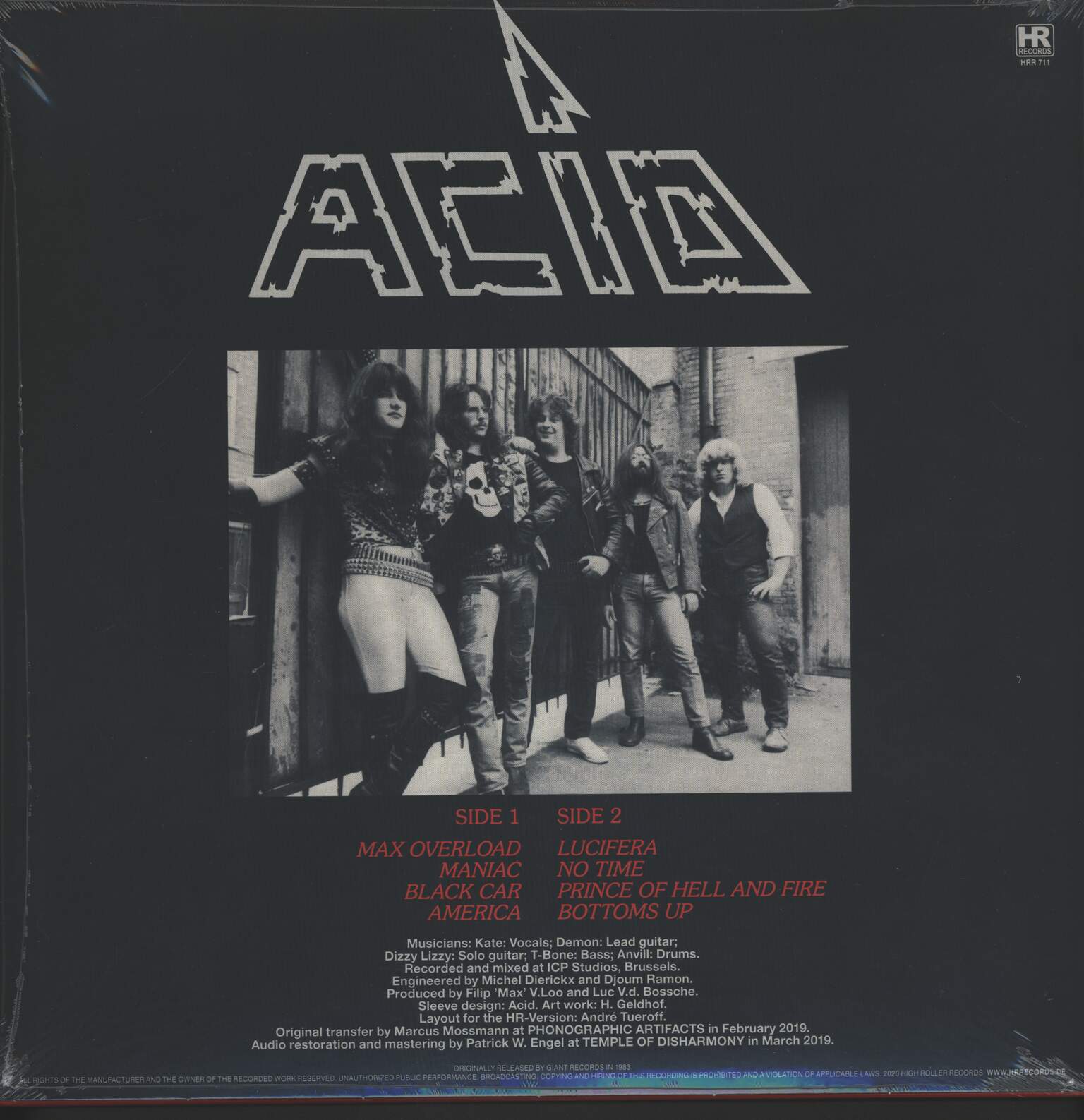 Acid: Maniac, 1×LP (Vinyl), 1×7" Single (Vinyl)