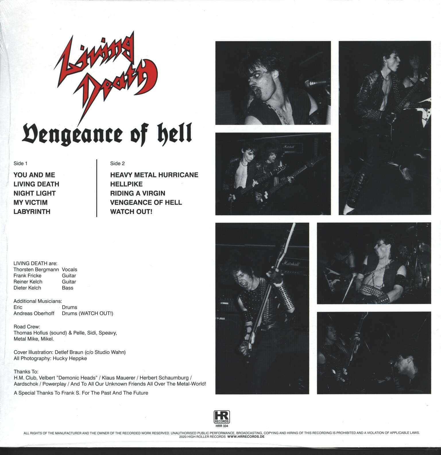 Living Death: Vengeance Of Hell, 1×LP (Vinyl)