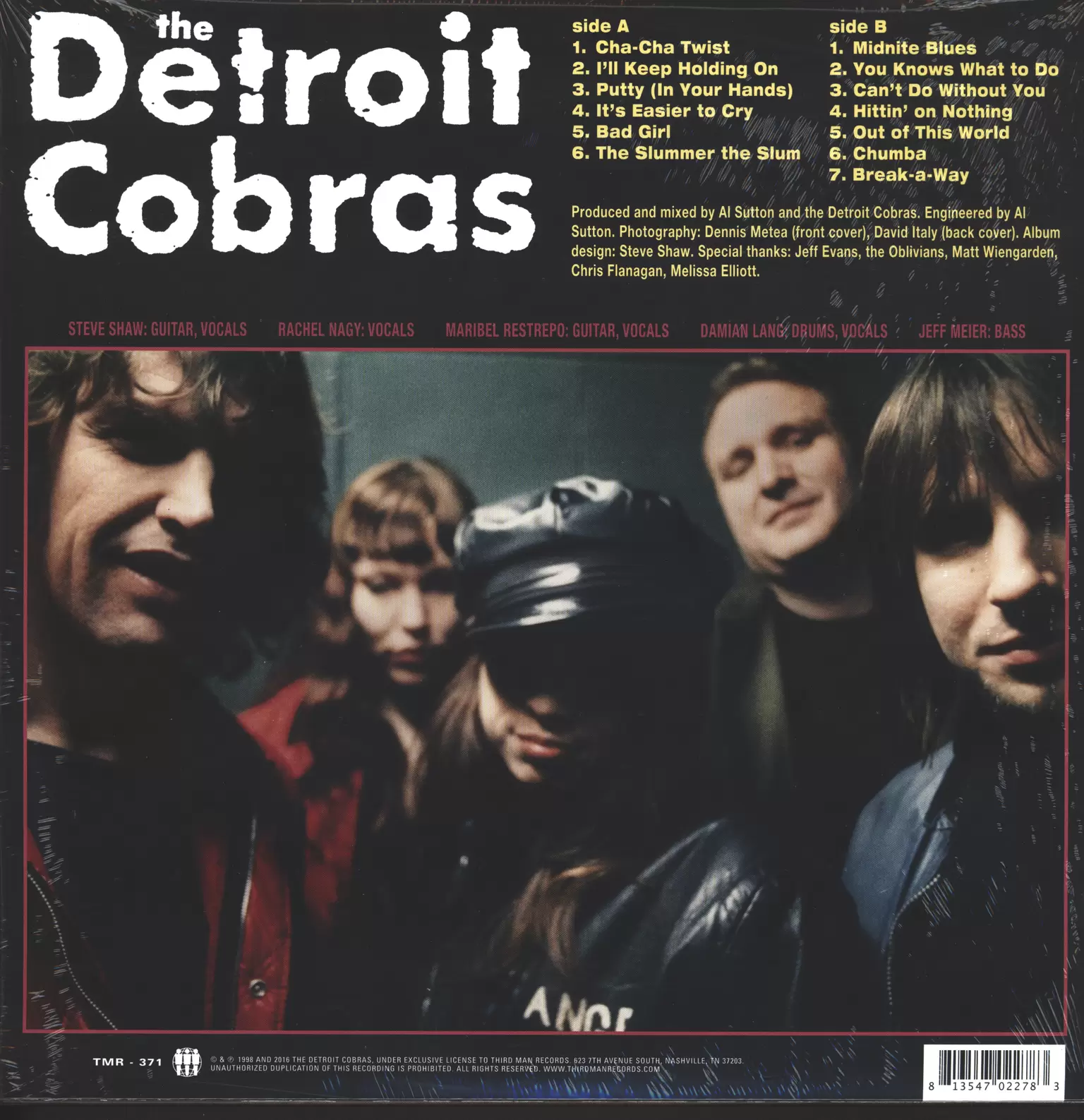 The Detroit Cobras: Mink Rat Or Rabbit, 1×LP (Vinyl)