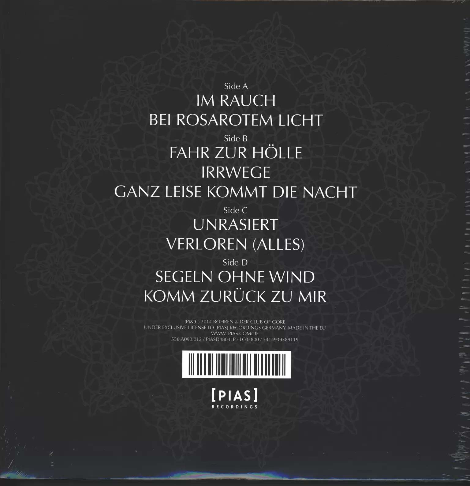 Bohren & Der Club Of Gore: Piano Nights, 2×LP (Vinyl), 1×CD
