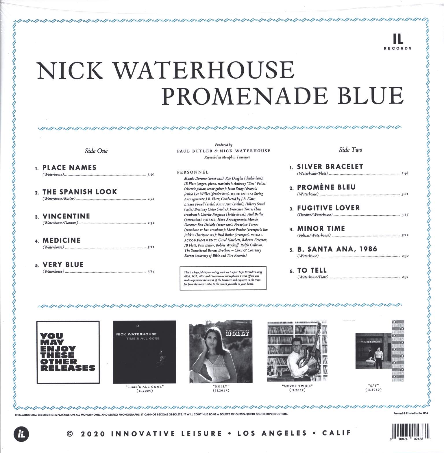 Nick Waterhouse: Promenade Blue, 1×LP (Vinyl)