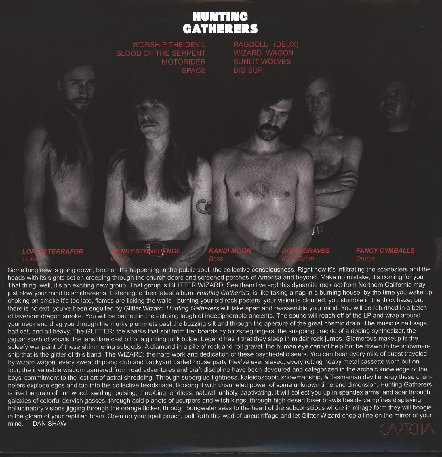 Glitter Wizard: Hunting Gatherers, 1×LP (Vinyl)