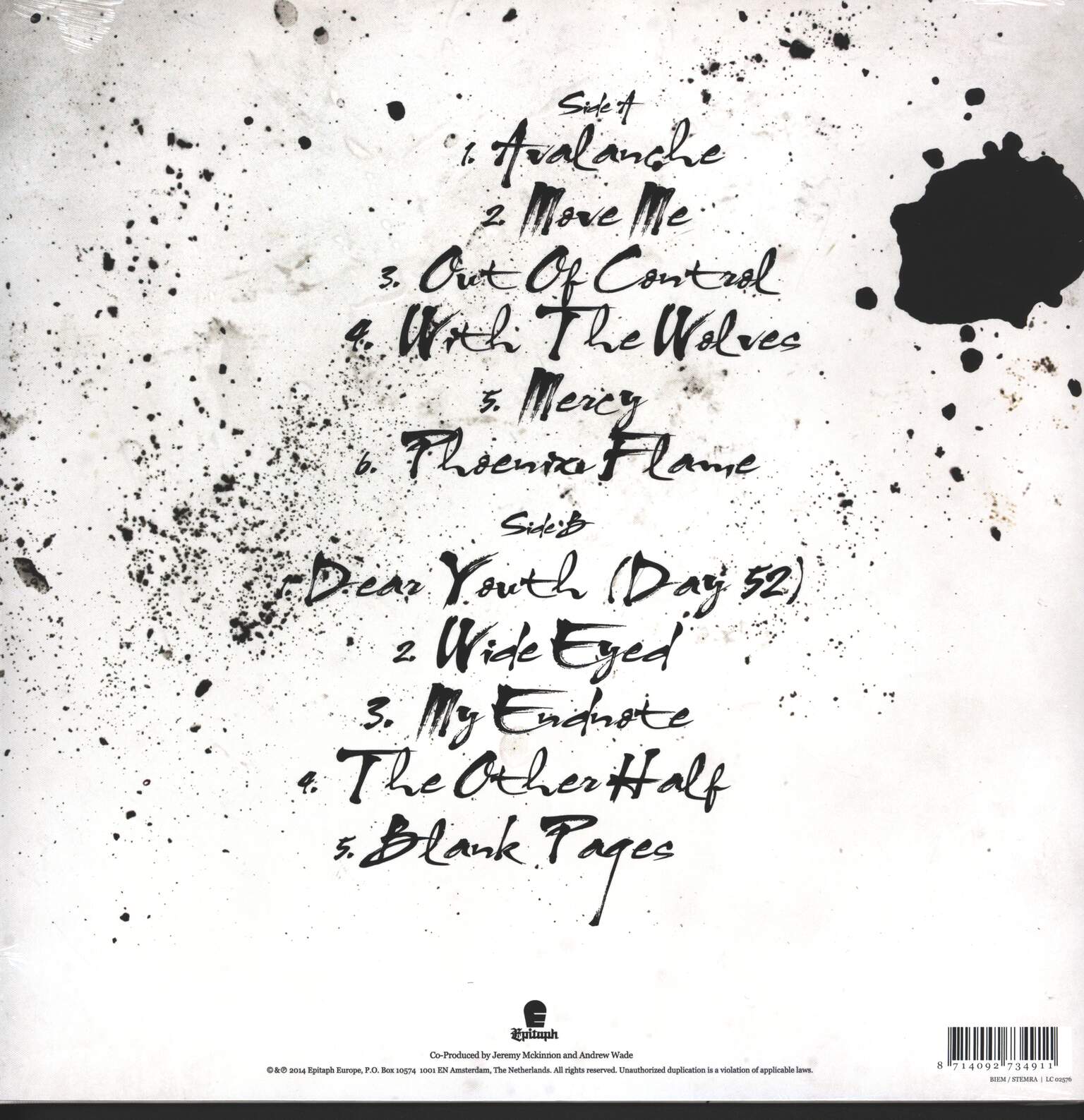 The Ghost Inside: Dear Youth, 1×CD, 1×LP (Vinyl)