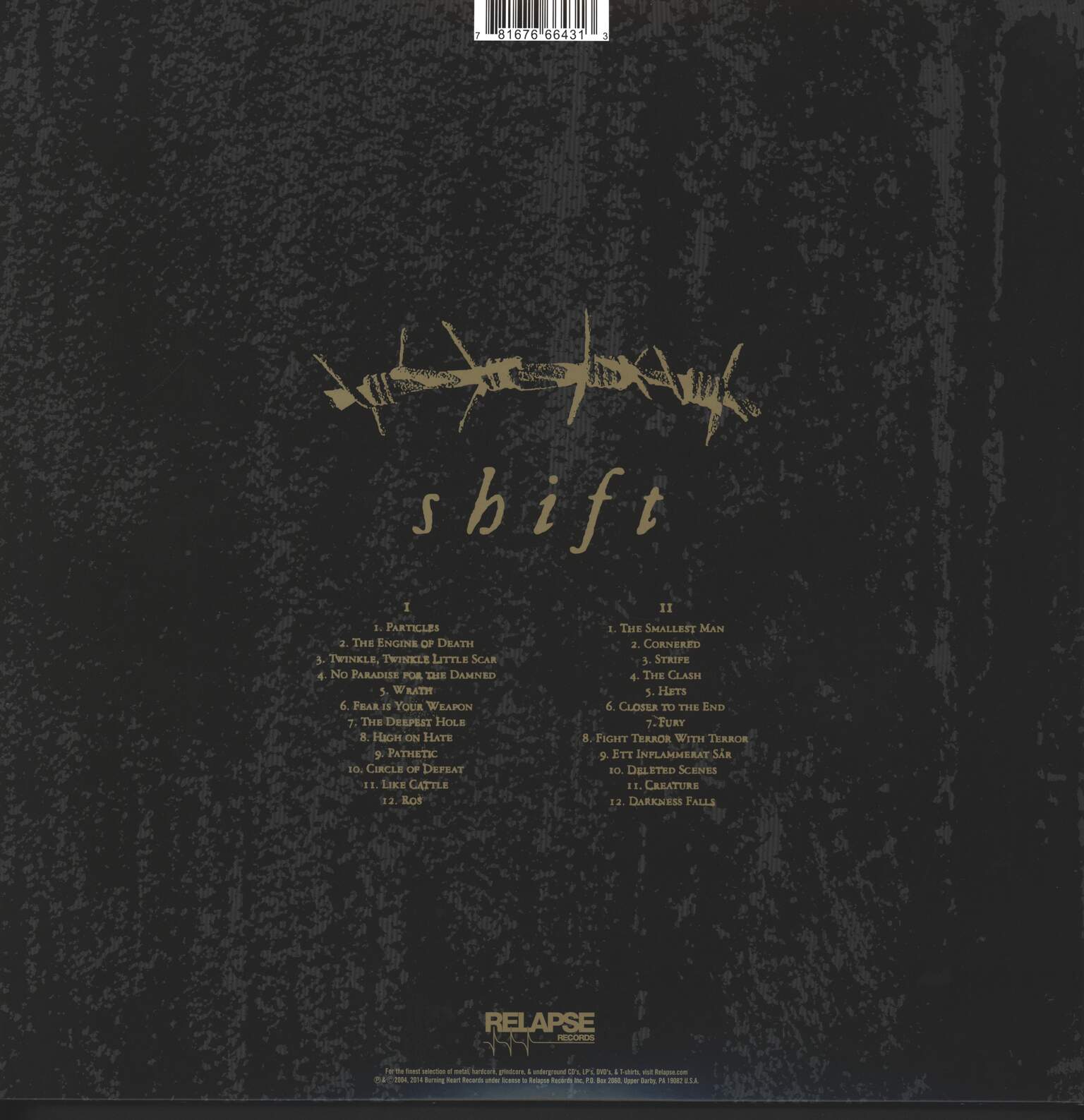 Nasum: Shift, 1×LP (Vinyl)