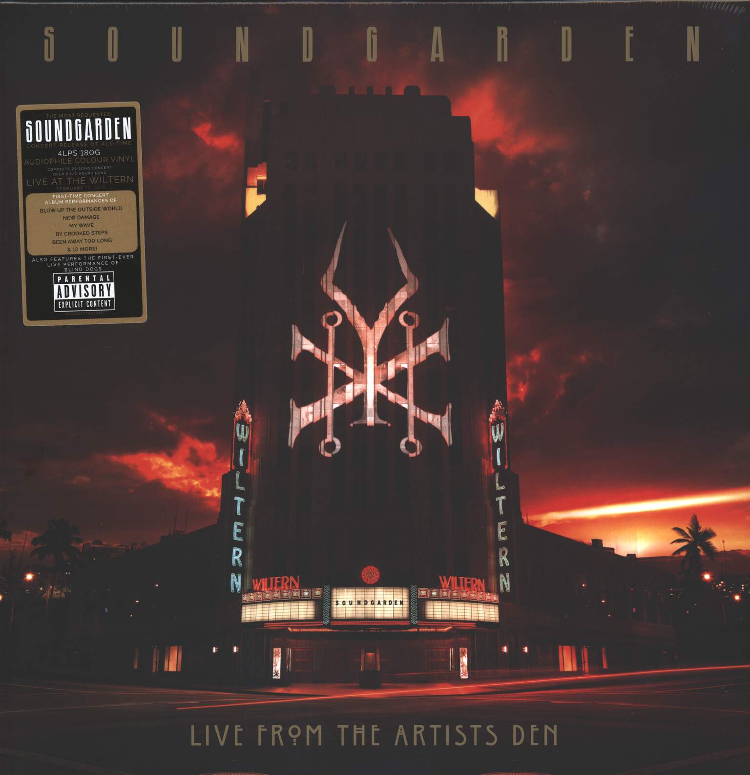 Soundgarden: Live From The Artists Den, 4×LP (Vinyl)
