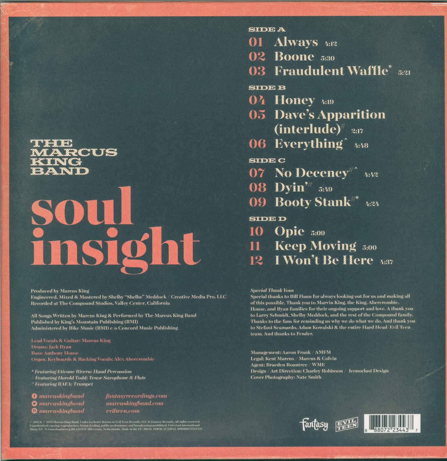 Marcus King: Soul Insight, 2×LP (Vinyl)