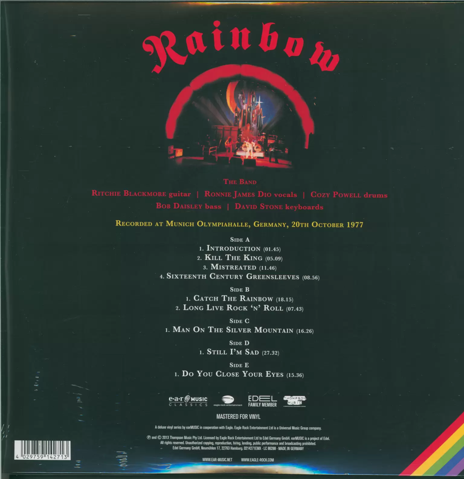 Rainbow: Live In Munich 1977, 3×LP (Vinyl)