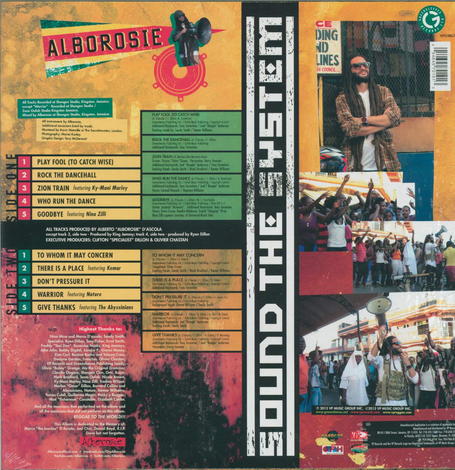 Alborosie: Sound The System, 1×LP (Vinyl)