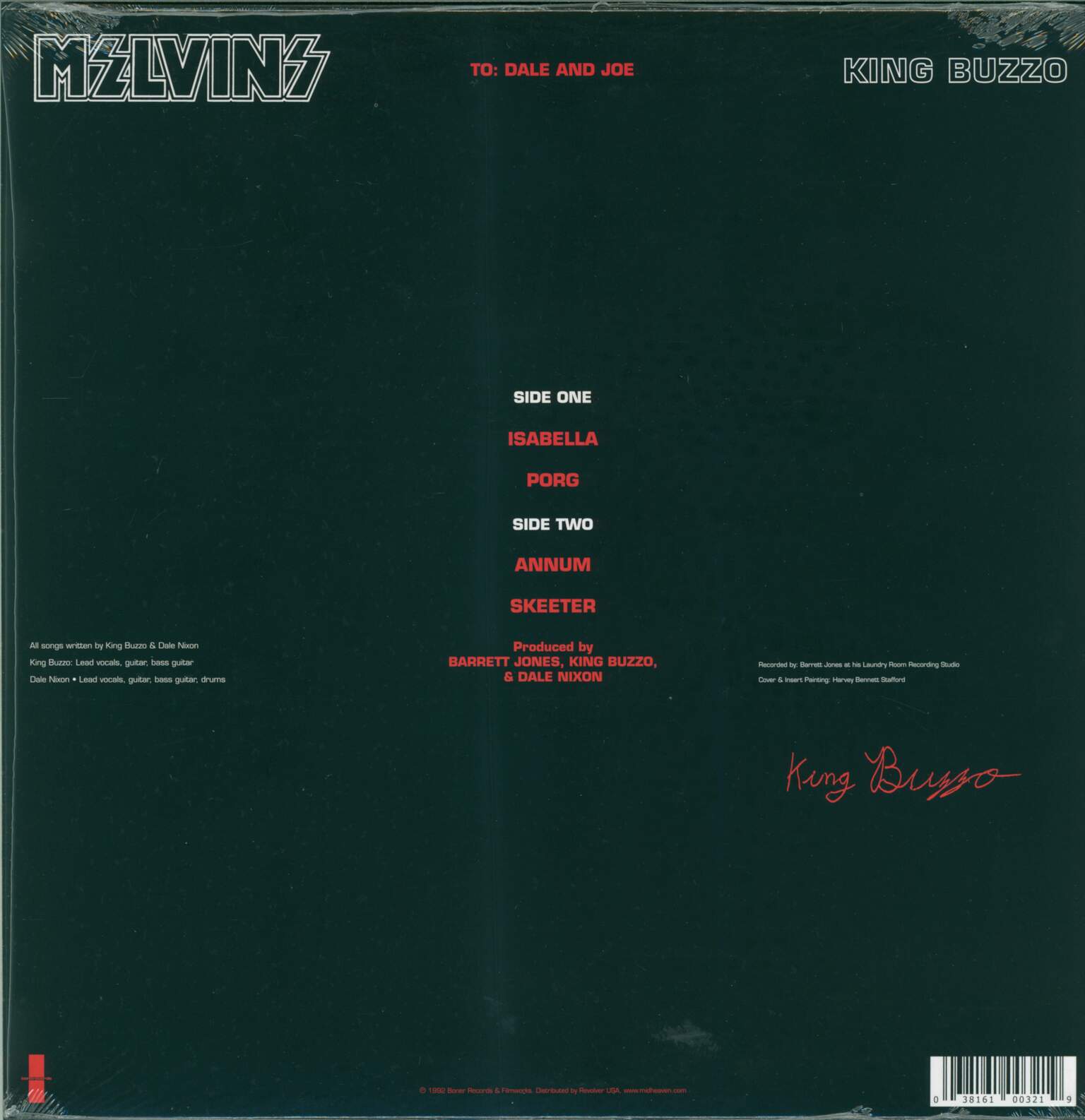 Melvins: King Buzzo, 1×12" Maxi Single (Vinyl)