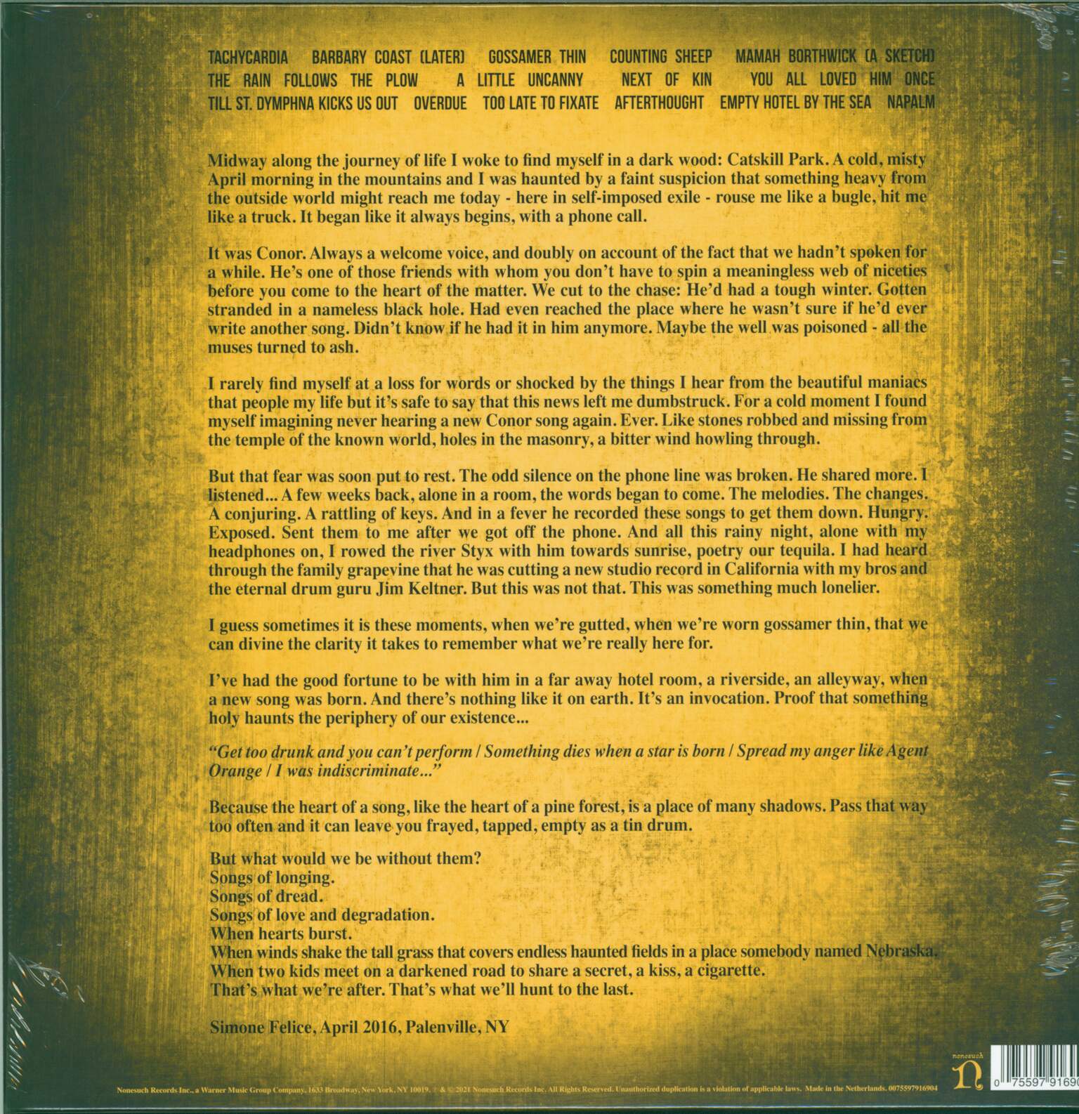 Conor Oberst: Ruminations, 2×LP (Vinyl)