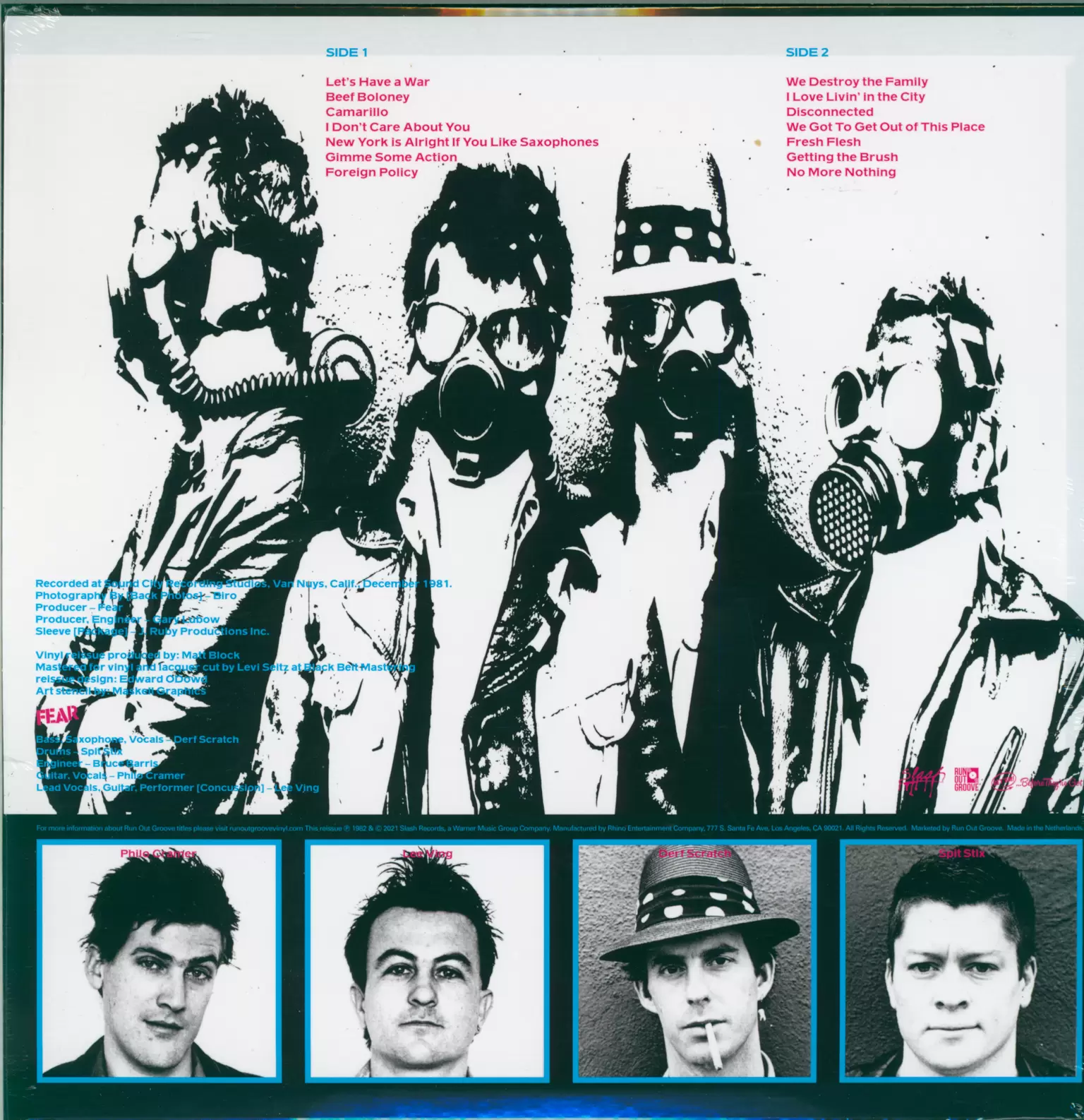 Fear: The Record, 1×LP (Vinyl), 1×7" Single (Vinyl)
