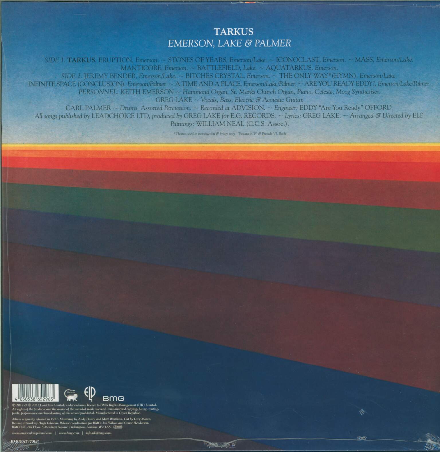 Emerson, Lake & Palmer: Tarkus, 1×LP (Vinyl)