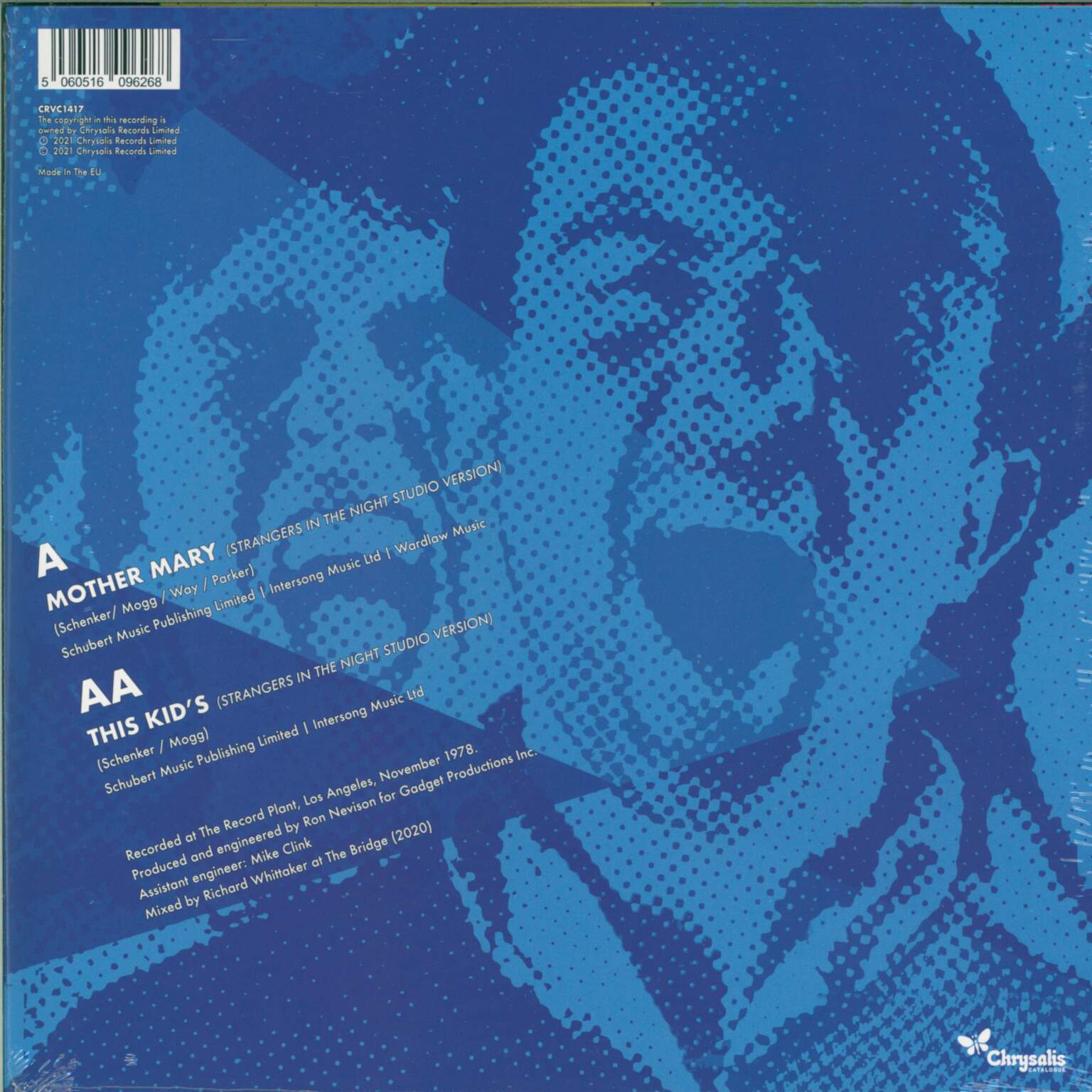 UFO: Mother Mary / This Kid's (Strangers In The Night Studio Versions), 1×10" Vinyl EP