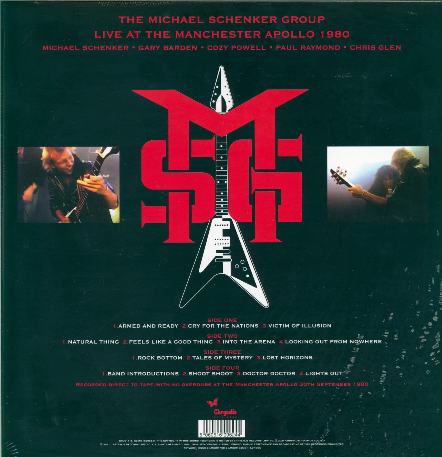 The Michael Schenker Group: Live At The Manchester Apollo 1980, 2×LP (Vinyl)