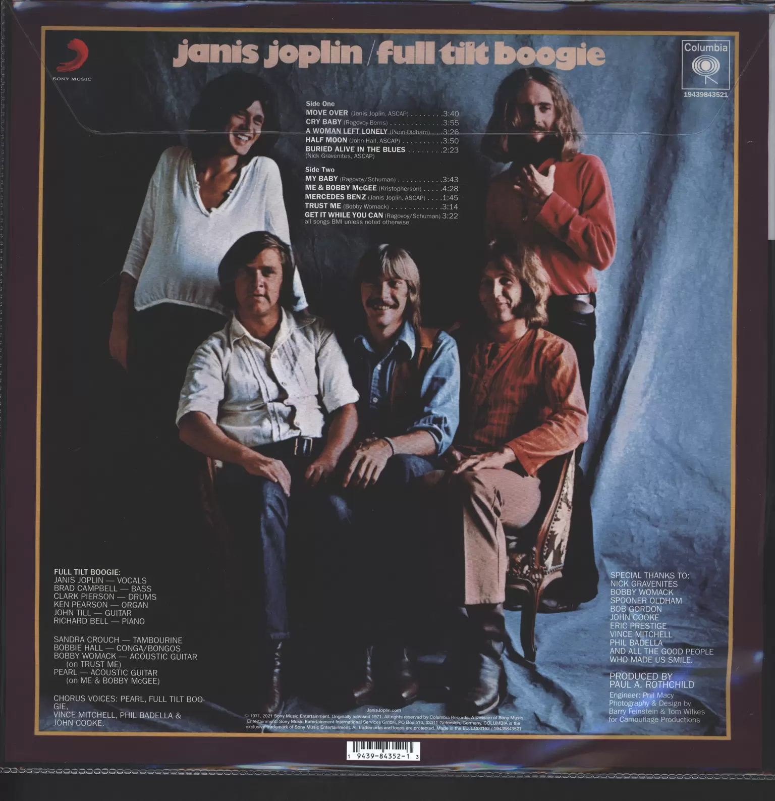Janis Joplin: Pearl, 1×LP (Vinyl)