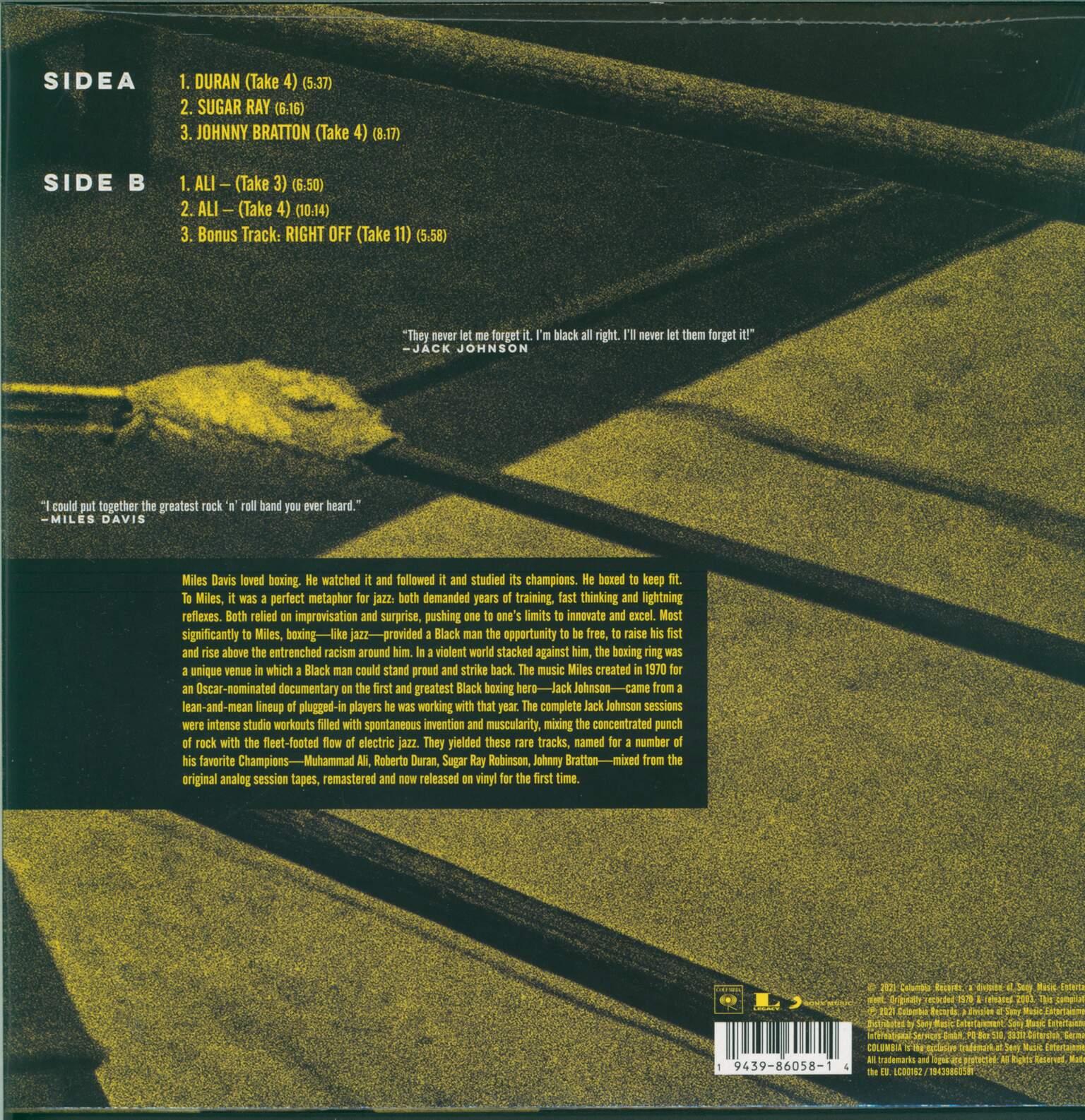 Miles Davis: Champions (Rare Miles From The Complete Jack Johnson Sessions), 1×LP (Vinyl)