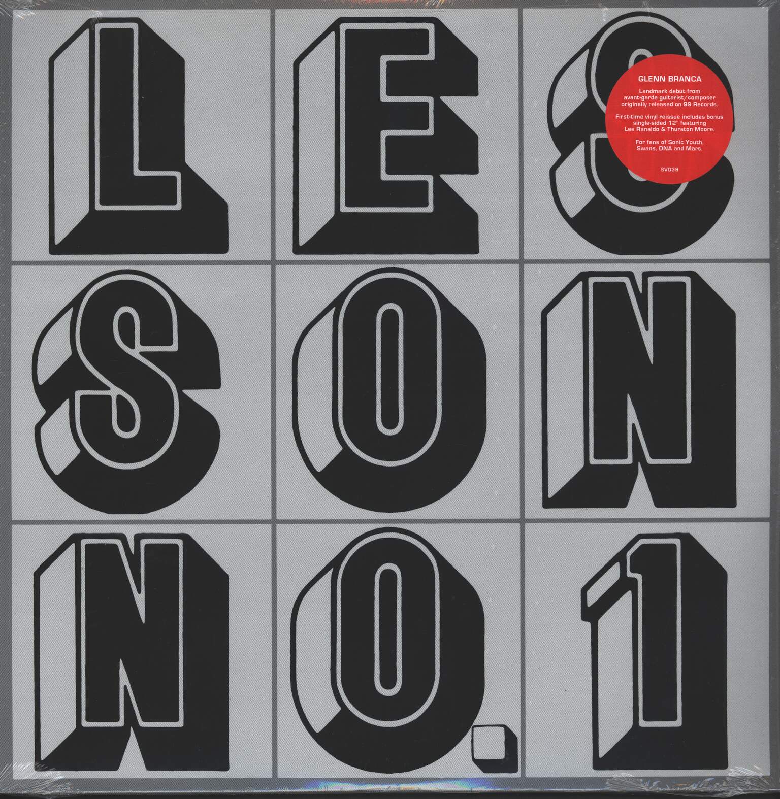 Glenn Branca: Lesson No. 1, 1×12" Maxi Single (Vinyl), 1×LP (Vinyl)