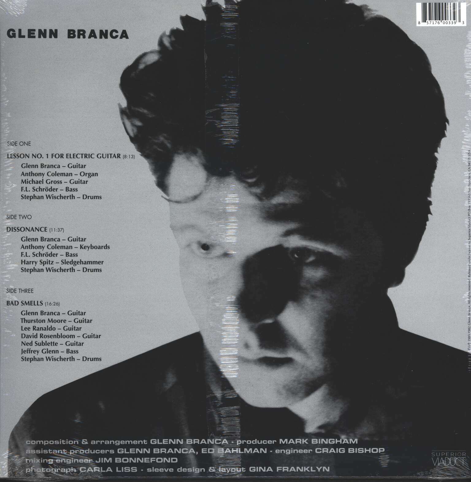 Glenn Branca: Lesson No. 1, 1×12" Maxi Single (Vinyl), 1×LP (Vinyl)