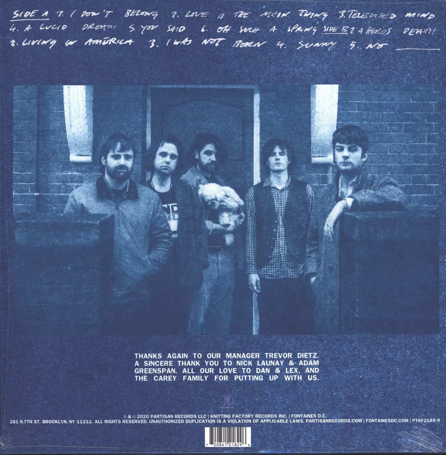 Fontaines D.C.: A Hero's Death, 1×LP (Vinyl)
