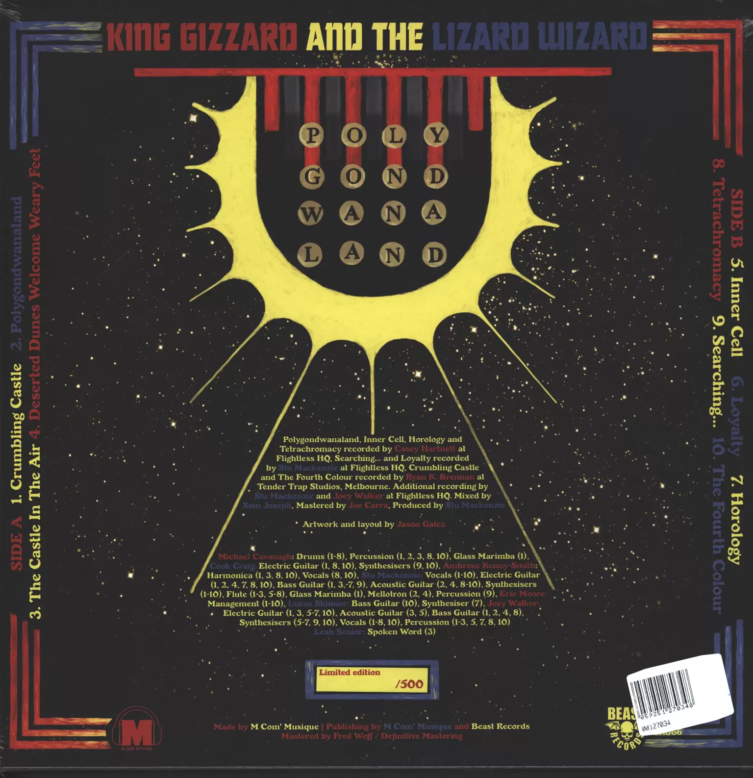 King Gizzard And The Lizard Wizard: Polygondwanaland, 1×LP (Vinyl)