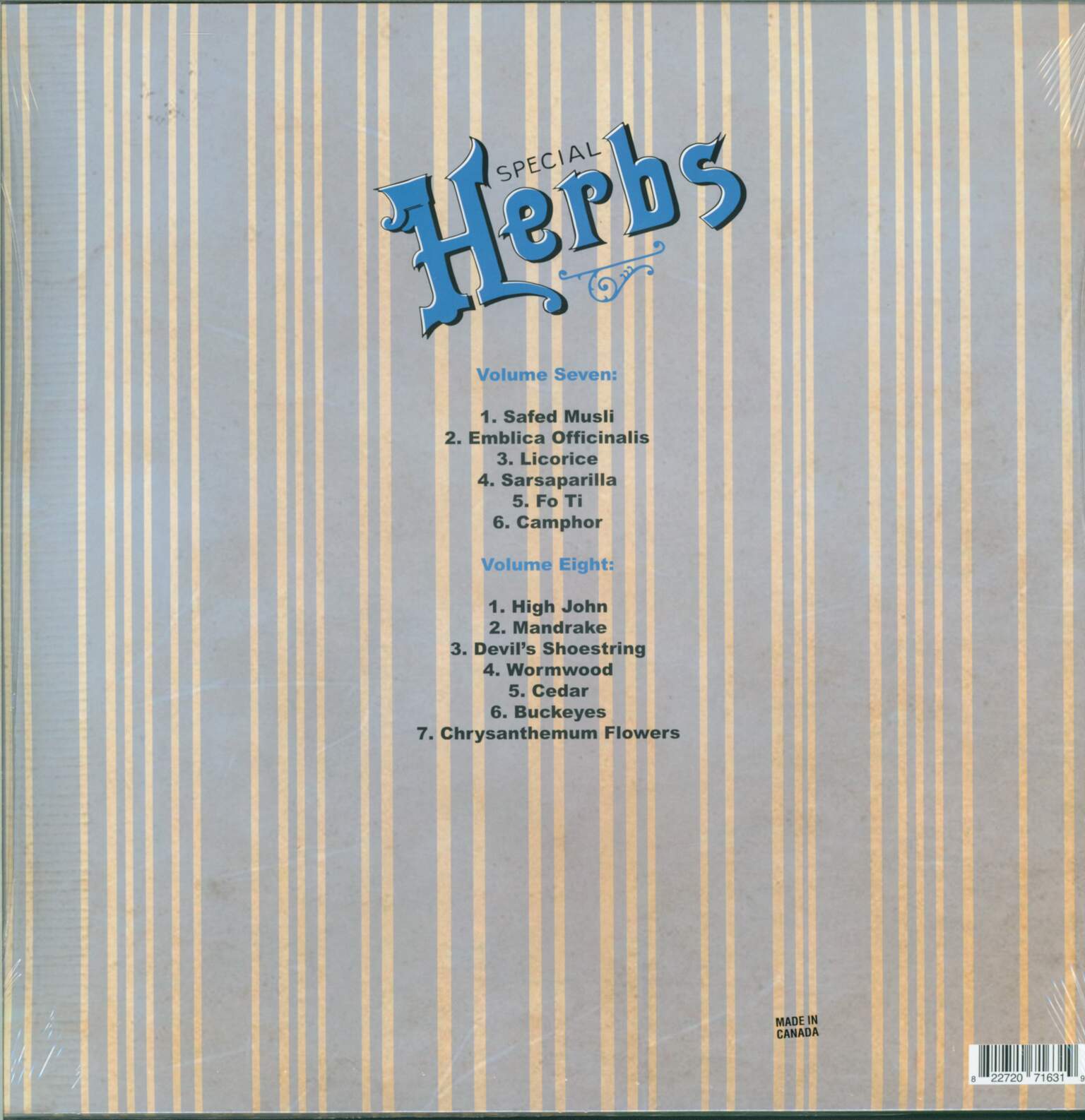 Metal Fingers: Special Herbs Vols 7 & 8, 1×LP (Vinyl)