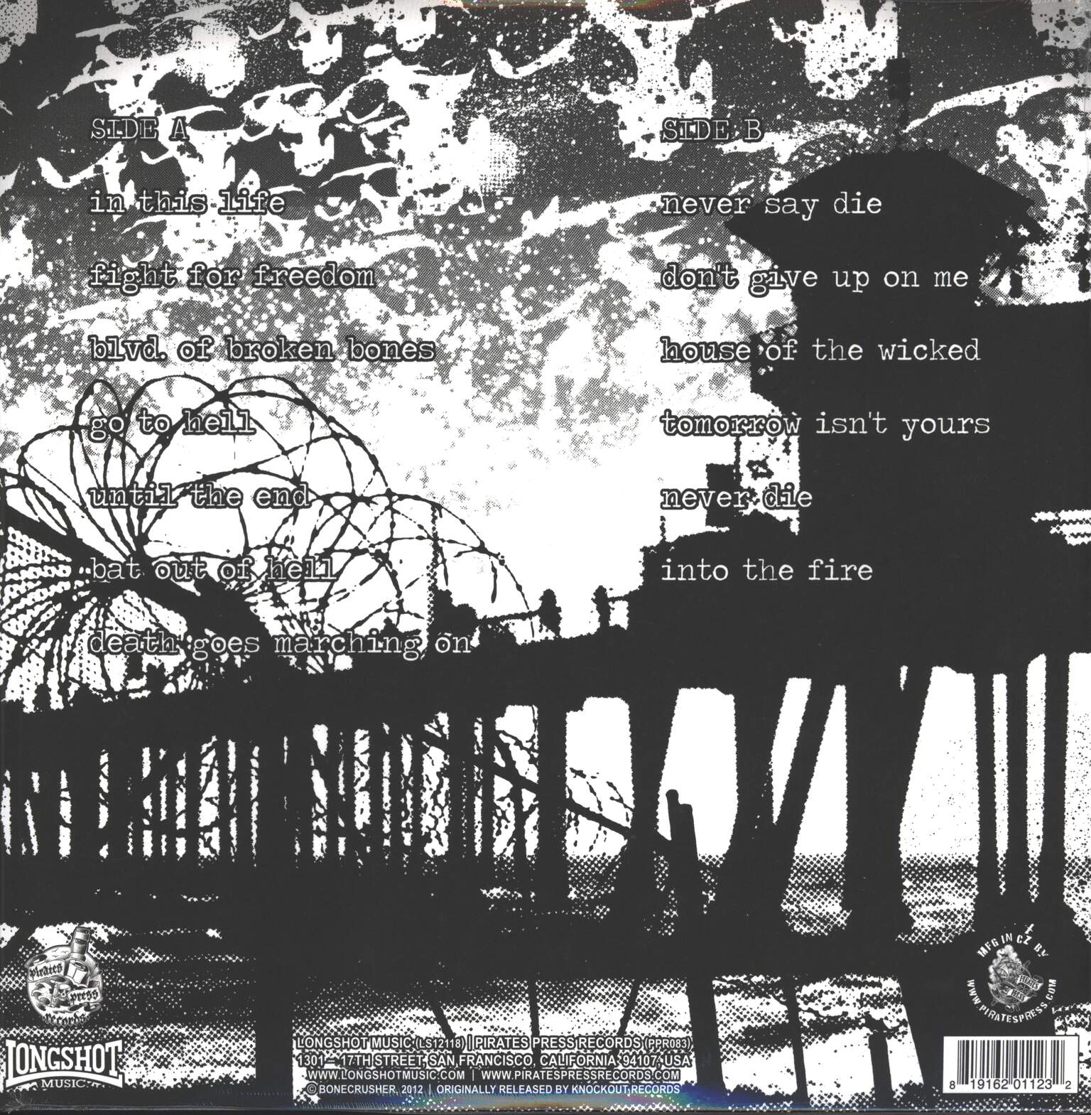 Bonecrusher: Blvd. Of Broken Bones, 1×LP (Vinyl)