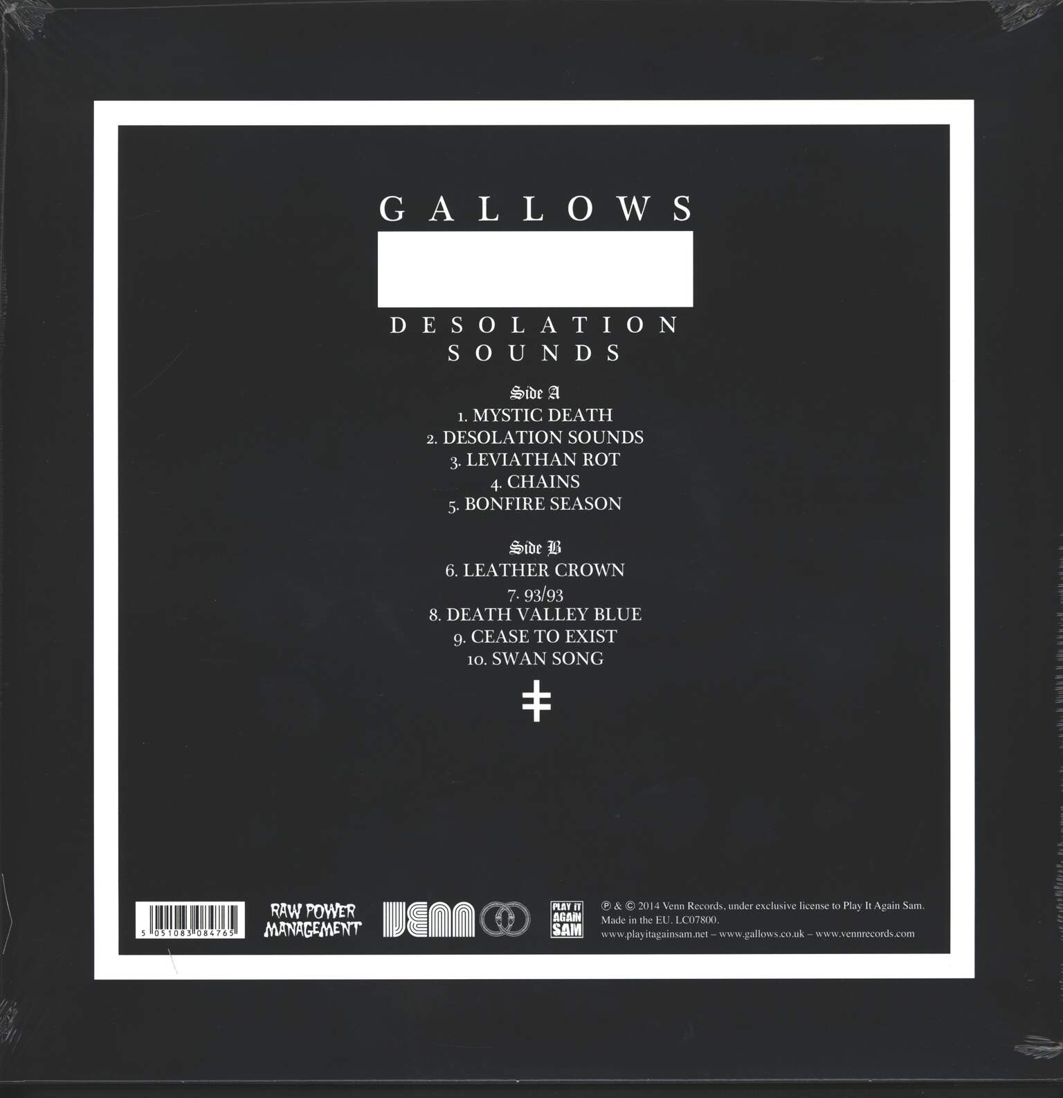 Gallows: Desolation Sounds, 1×CD, 1×LP (Vinyl)