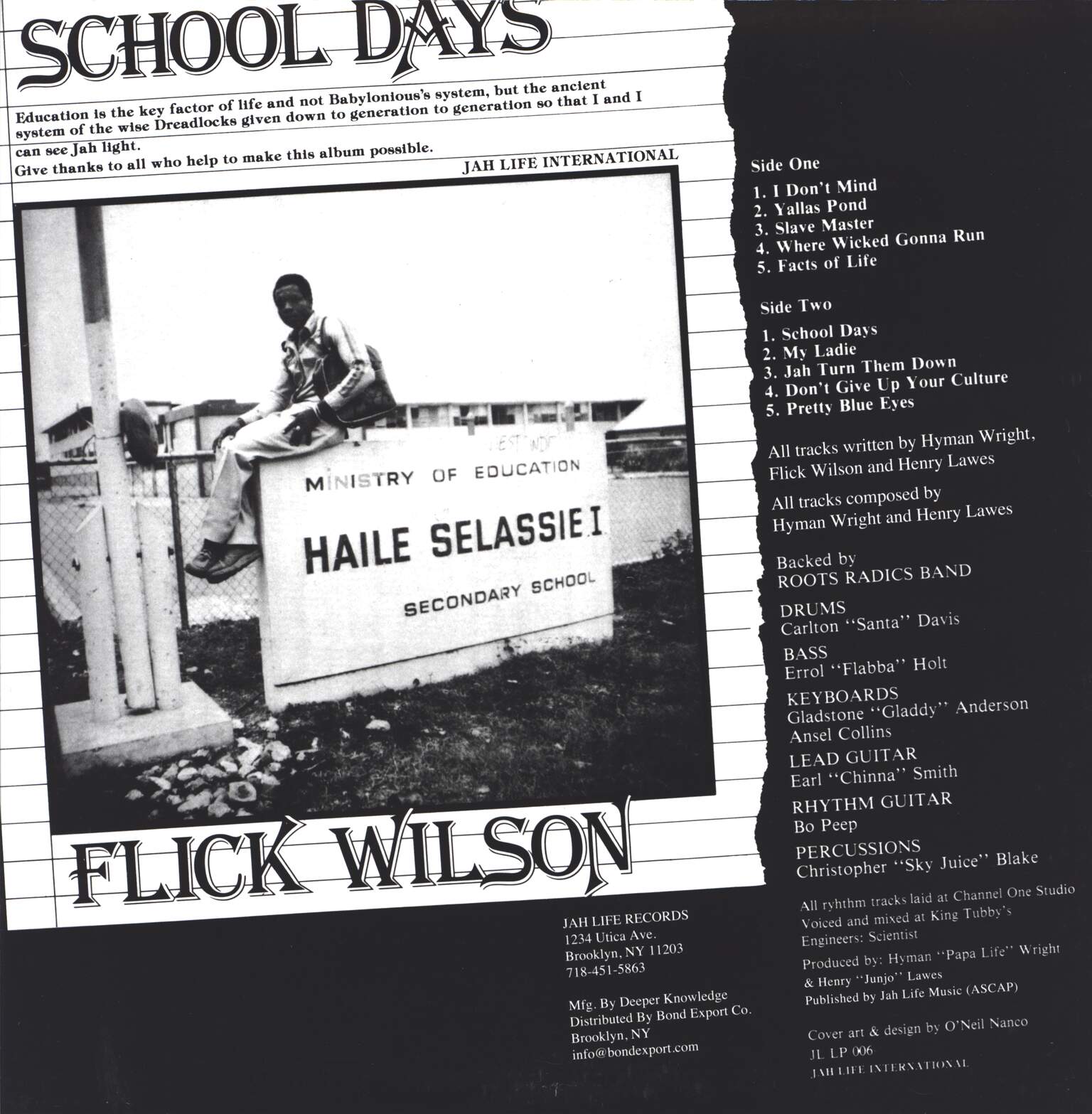Flick Wilson: School Days, 1×LP (Vinyl)