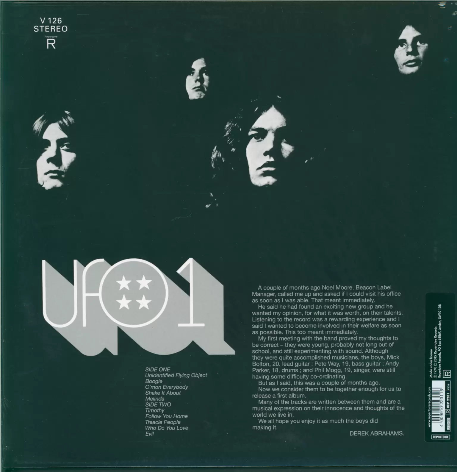 UFO: UFO 1, 1×LP (Vinyl)
