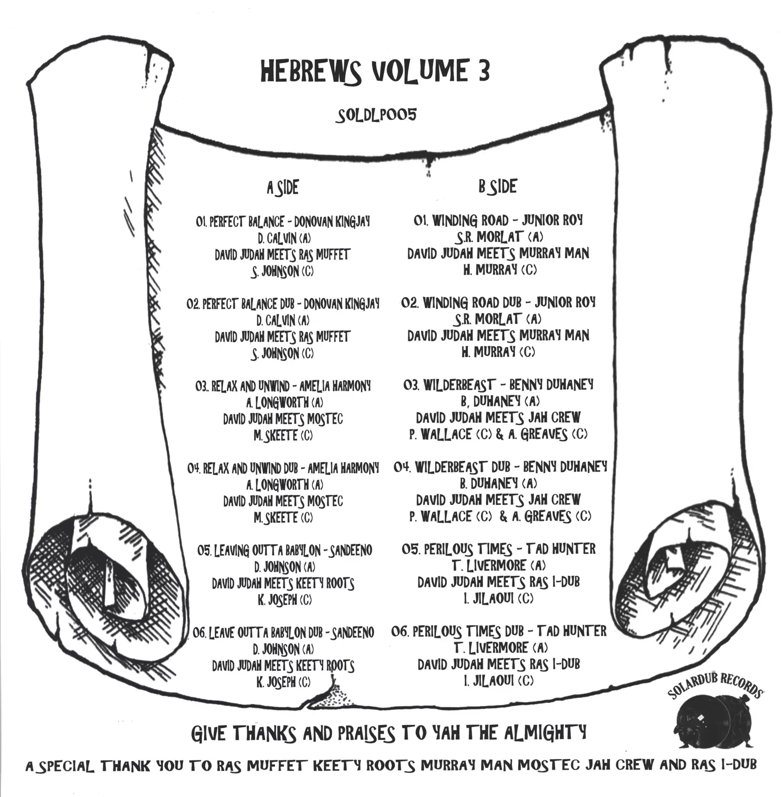 David Judah: Presents Hebrews Volume 3, 1×LP (Vinyl)
