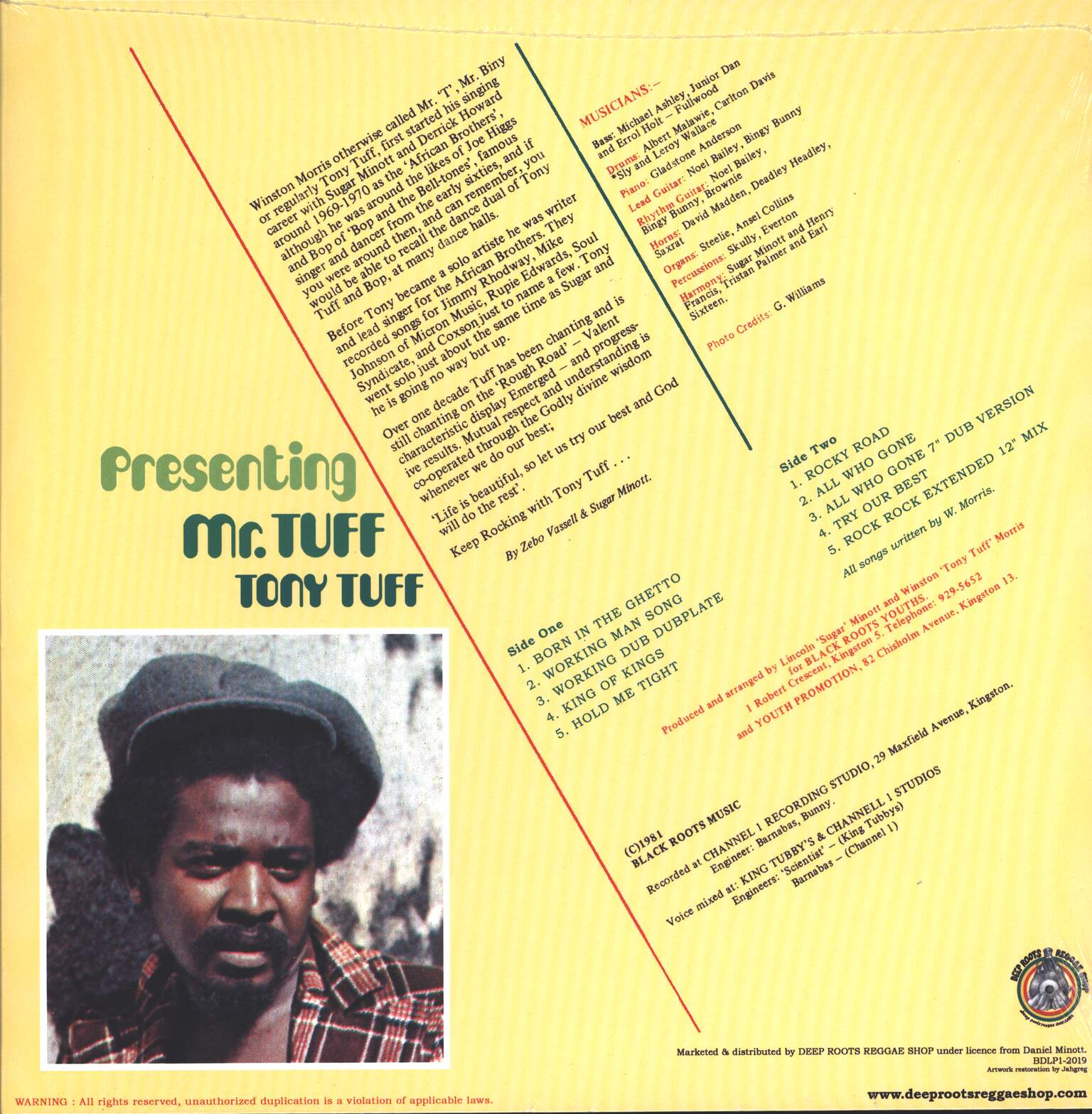 Tony Tuff: Presenting Mr.Tuff, 1×LP (Vinyl)