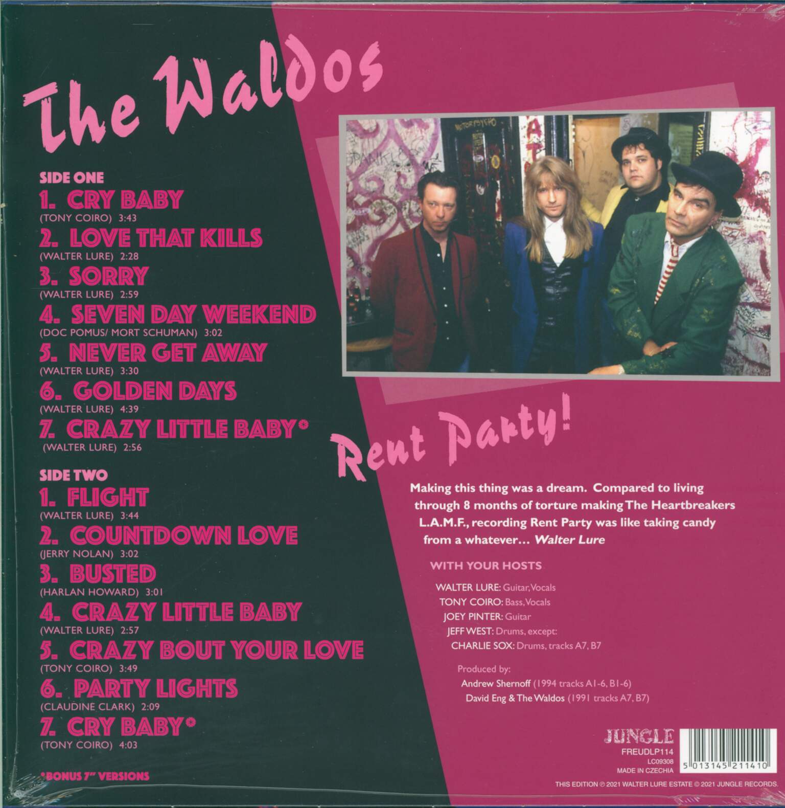 WALDOS, THE: RENT PARTY, 1×LP (Vinyl)