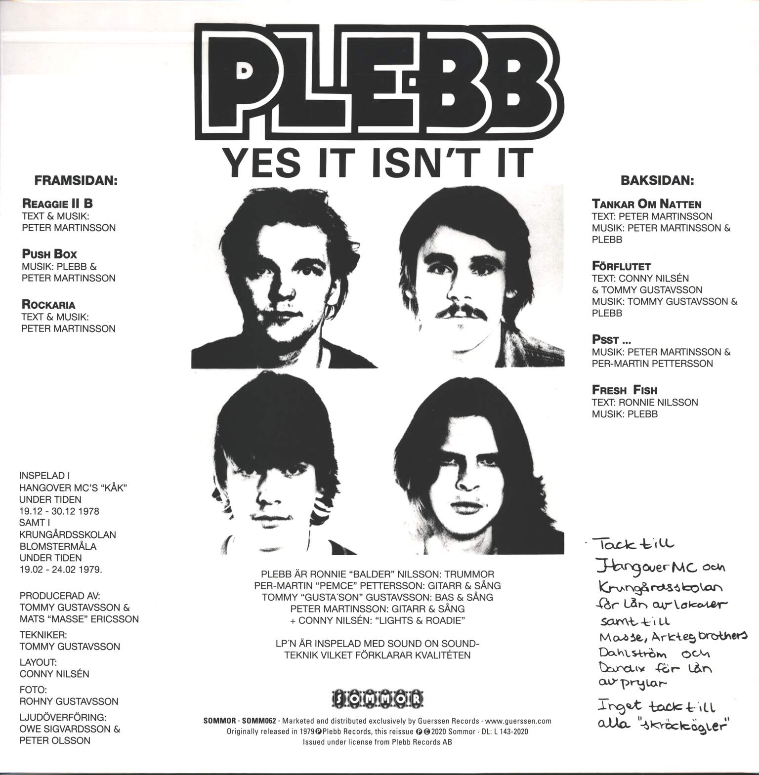 Plebb: Yes It Isn't It, 1×LP (Vinyl)