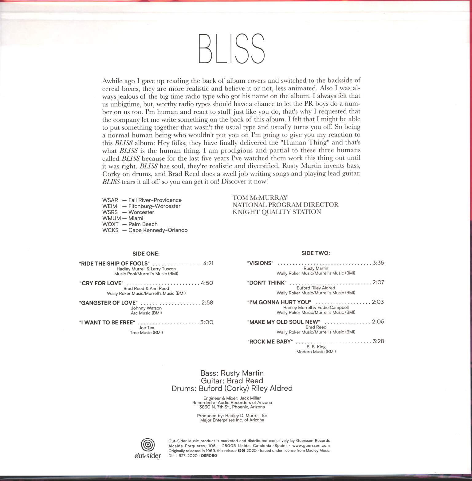 Bliss: Bliss, 1×LP (Vinyl)